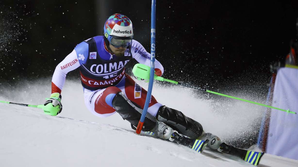 Hirscher wins Campiglio slalom 2 years after drone incident