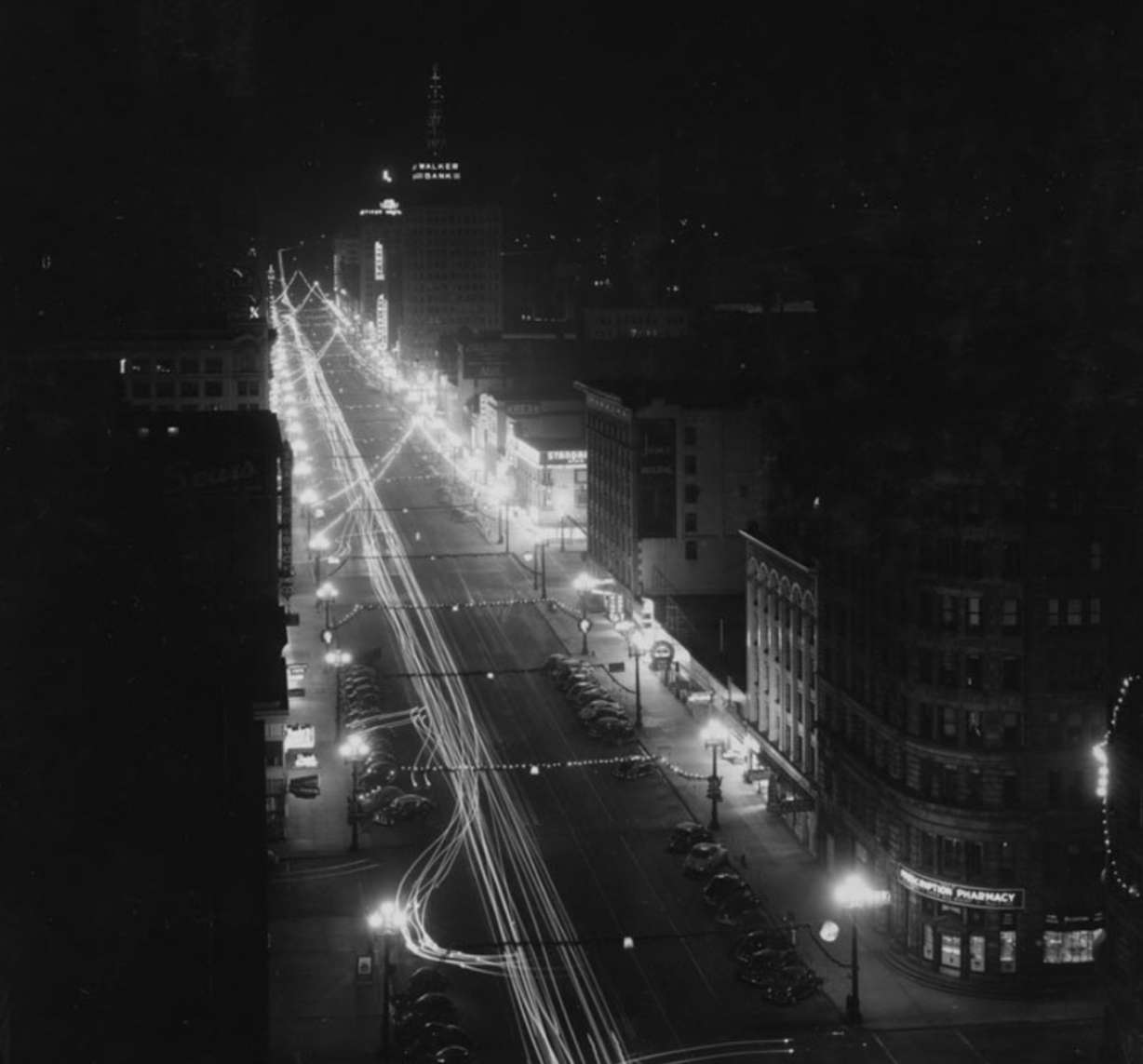 A photo of Main Street in downtown Salt Lake City taken Dec. 17, 1946. (Photo: Utah State History)