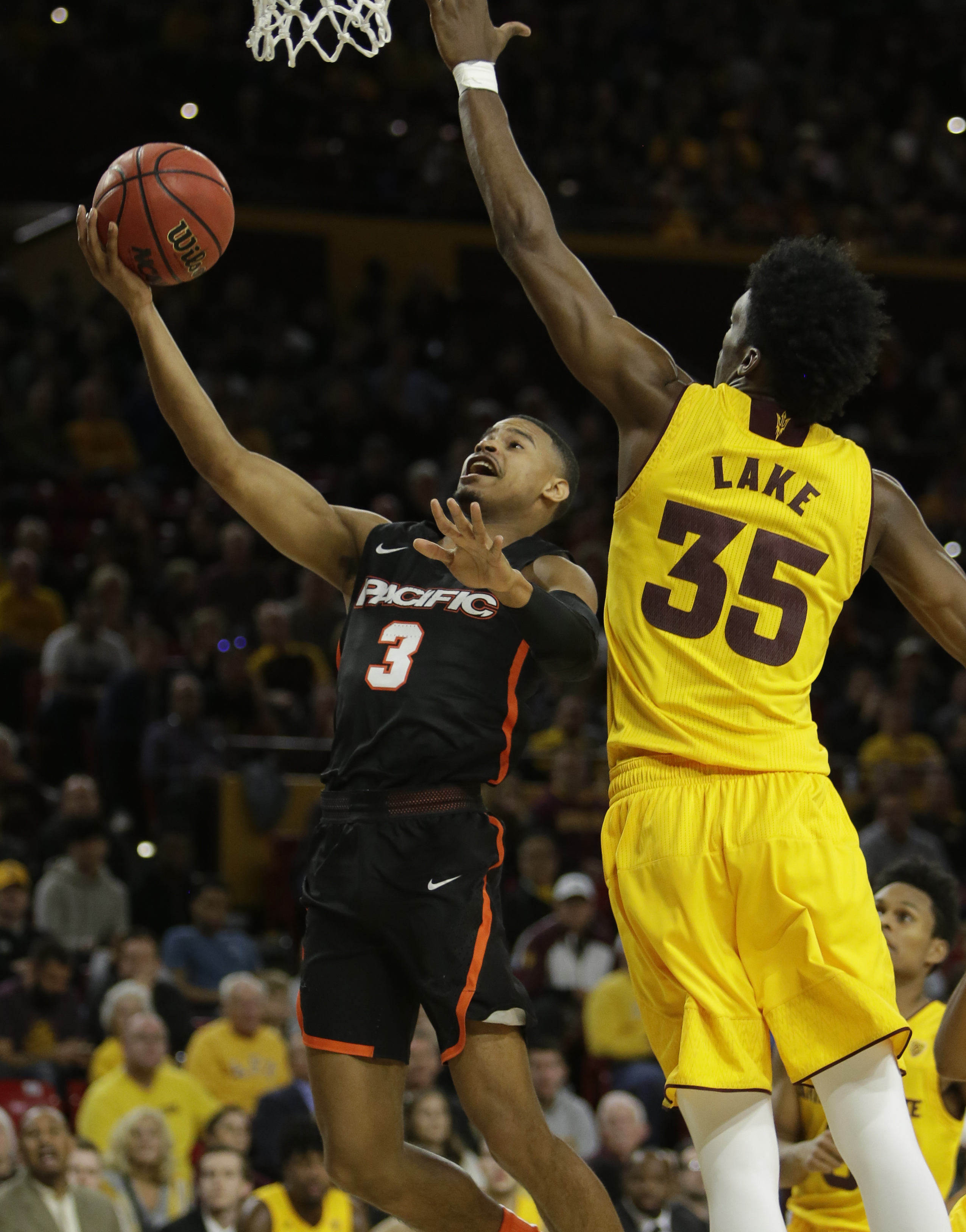 No. 3 Arizona State rolls over Pacific 105-65