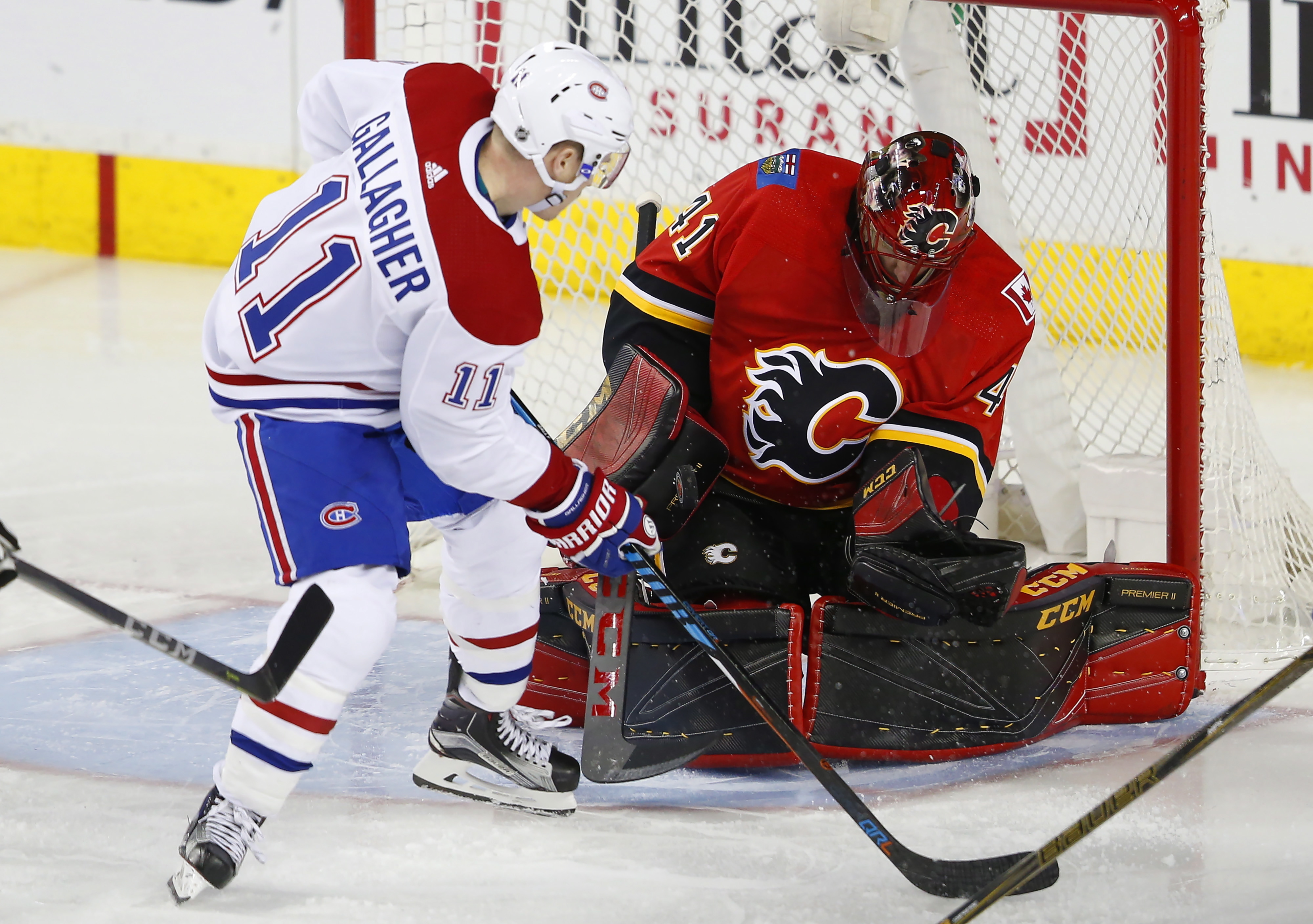 Byron Froese end drought, Canadiens beat Flames 3-2
