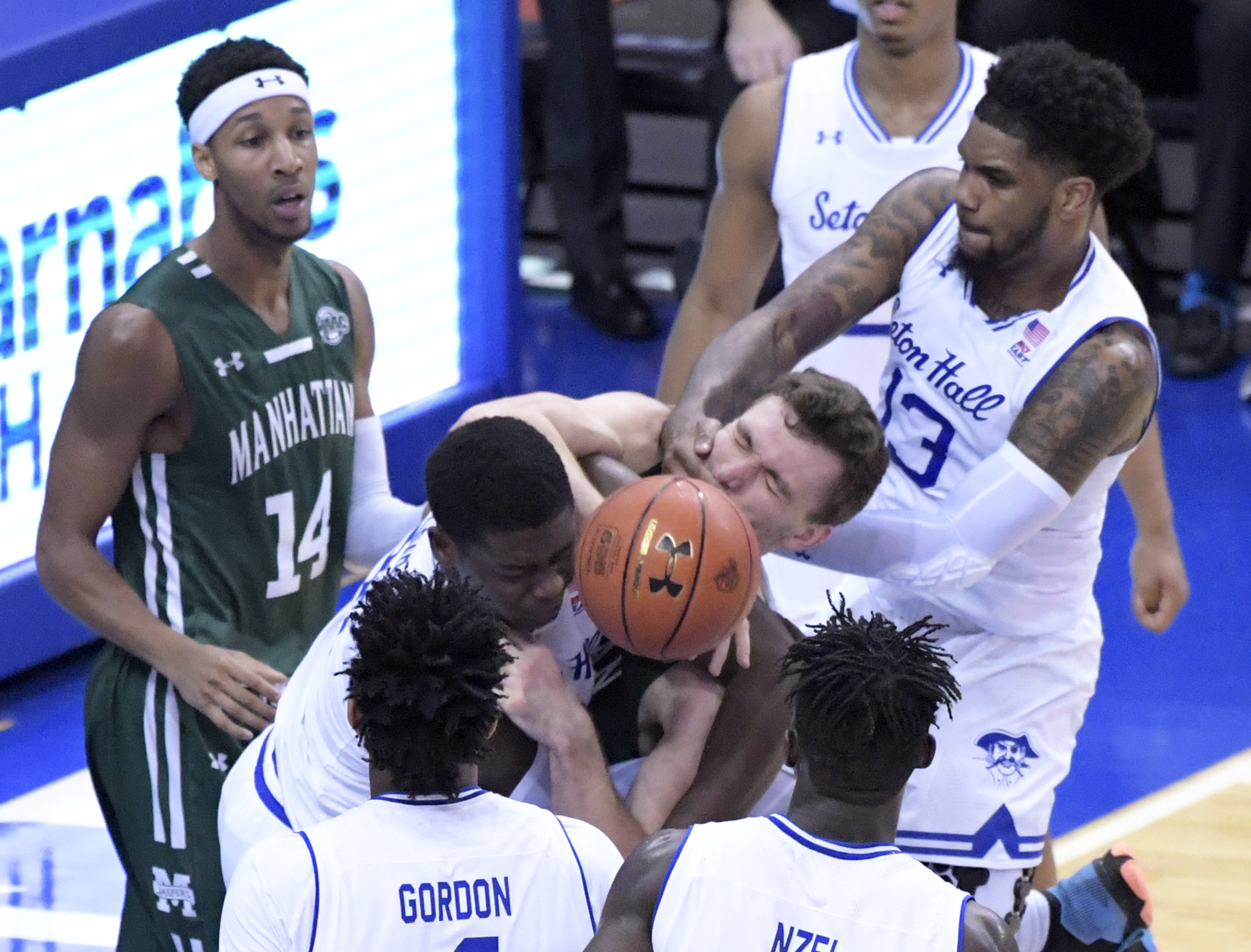 Delgado's 15 points and 18 rebounds lead No. 23 Seton Hall