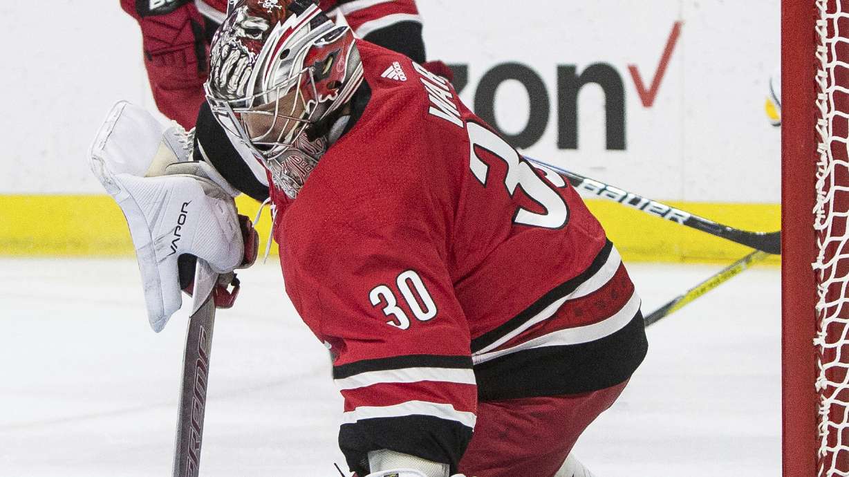 Faulk scores twice as Hurricanes beat Sabres 4-2