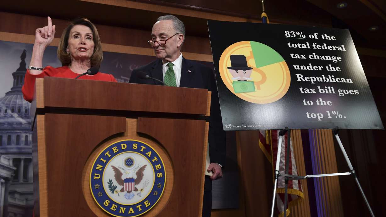 Dems aim for 2018 midterm boost from Trump tax plan fallout