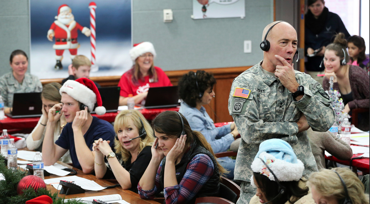 NORAD takes calls from kids around the world awaiting Santa