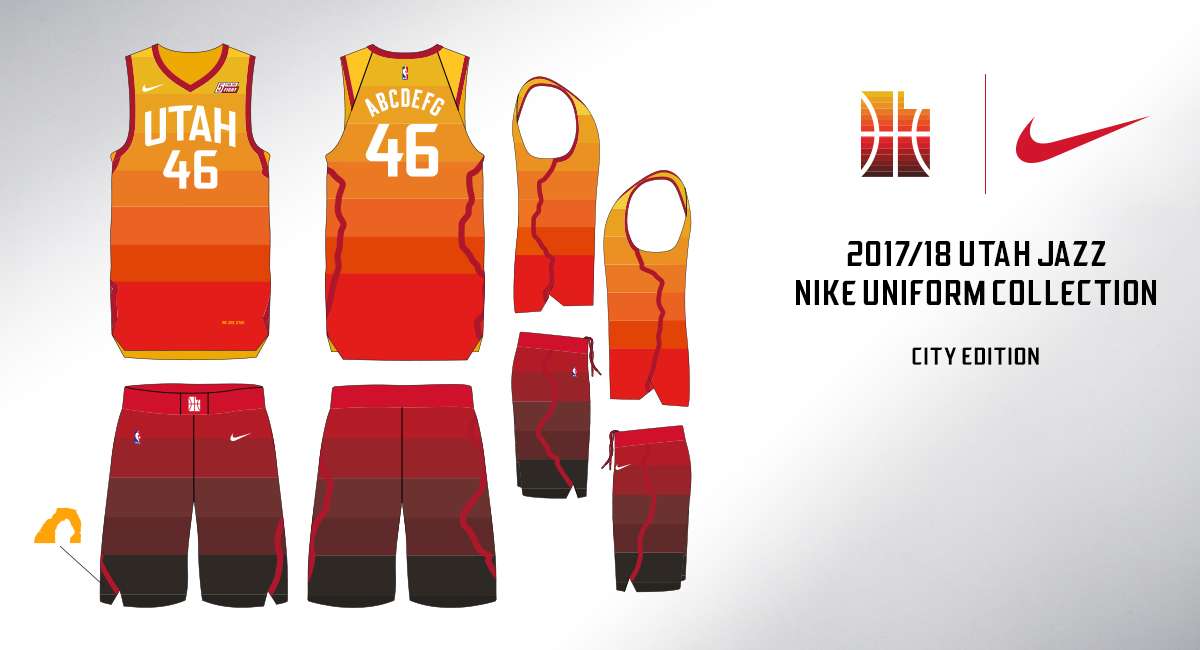 Jazz reveal red rock-inspired alternate jersey, court