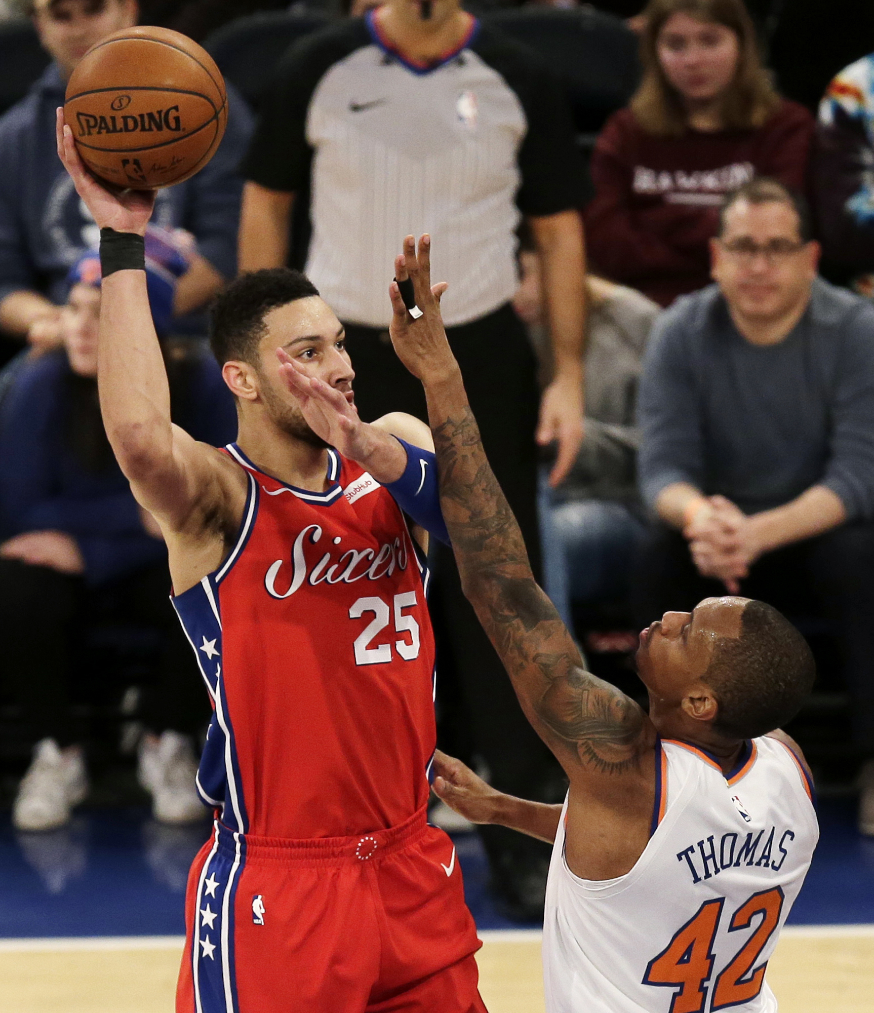 Embiid, Redick help 76ers beat Knicks, end 5-game skid