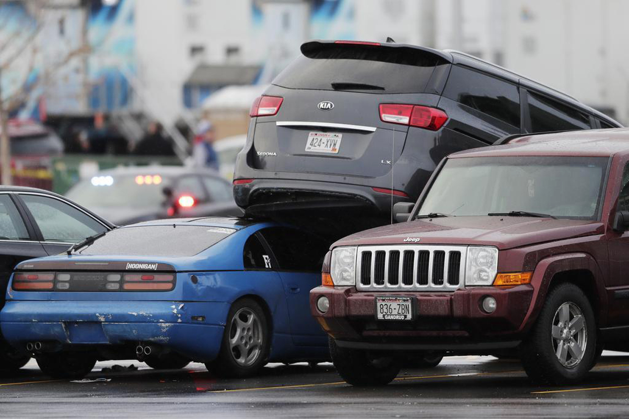 Fired food worker charged in Lambeau Field car rampage