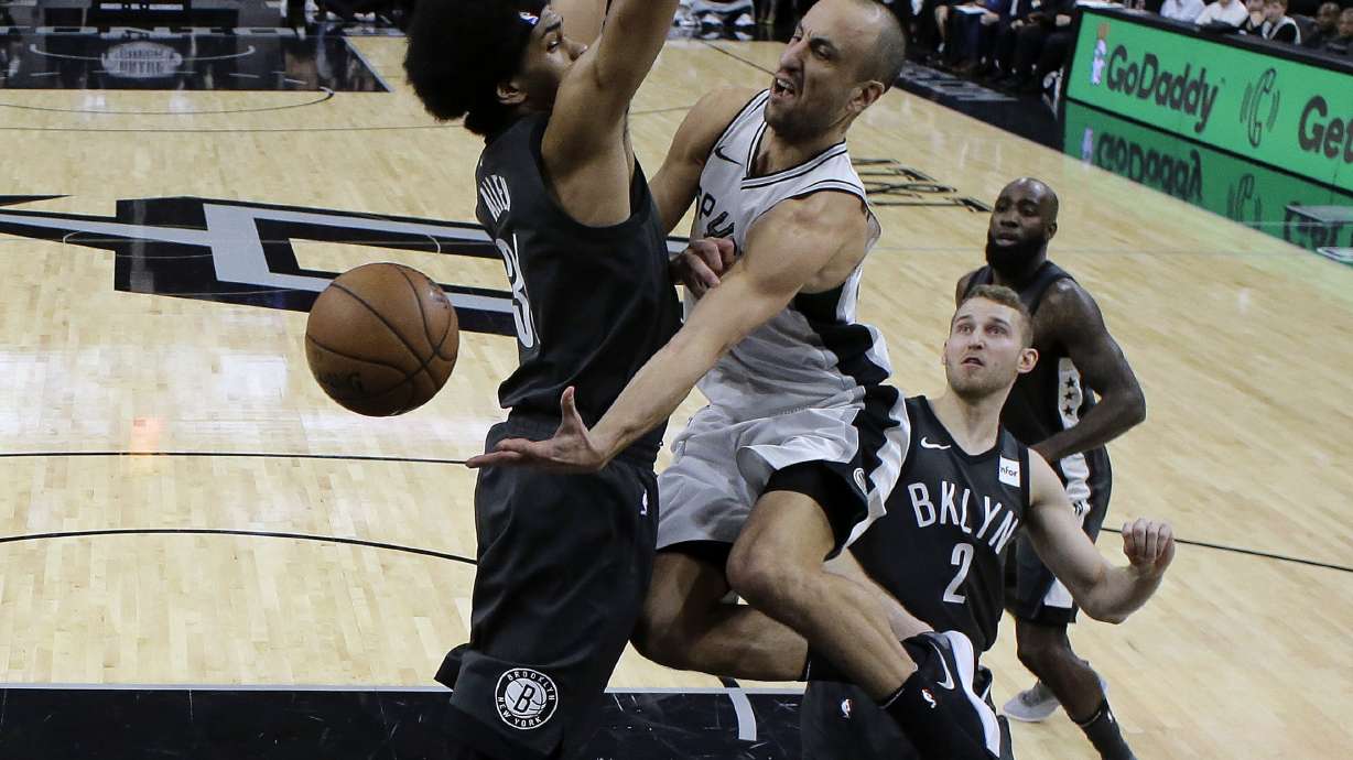 Leonard, Aldridge lead healthy Spurs past Nets, 109-97