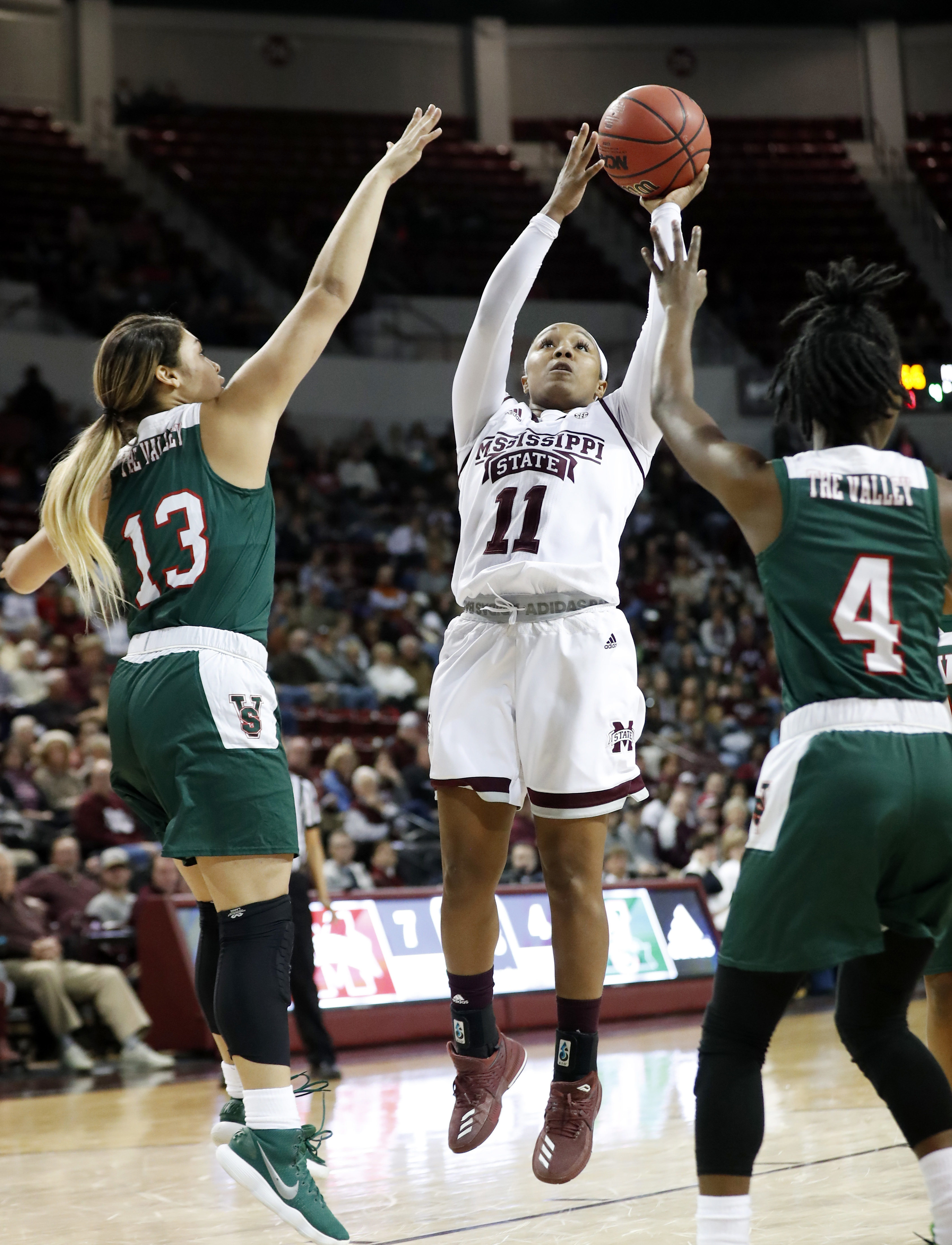 Miss. St. falls just short of record vs. Miss. Valley St.