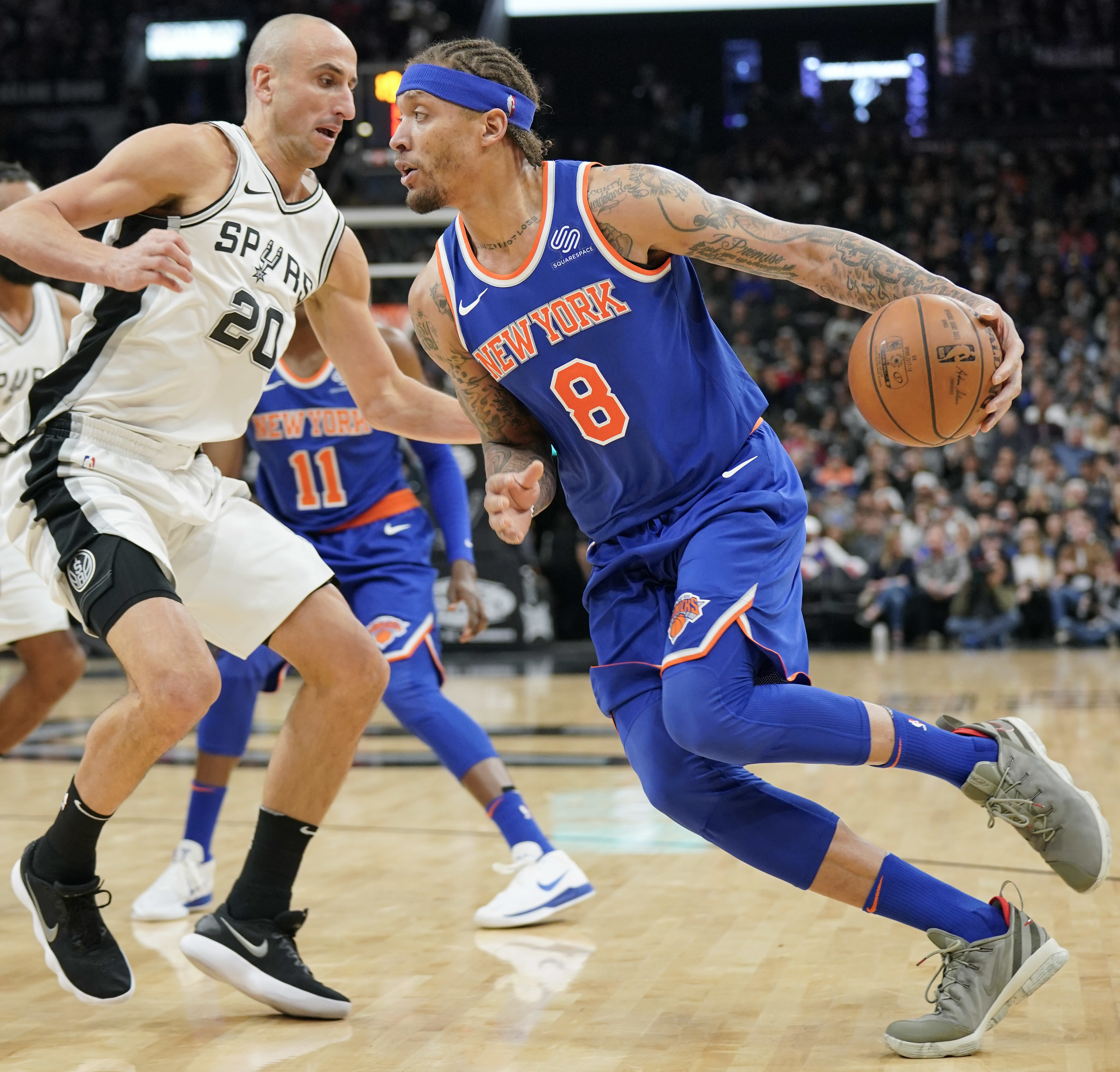 Aldridge leads Spurs' charge past Knicks, 119-107