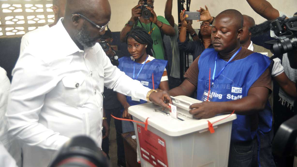 Ex-soccer star Weah elected Liberia president by wide margin