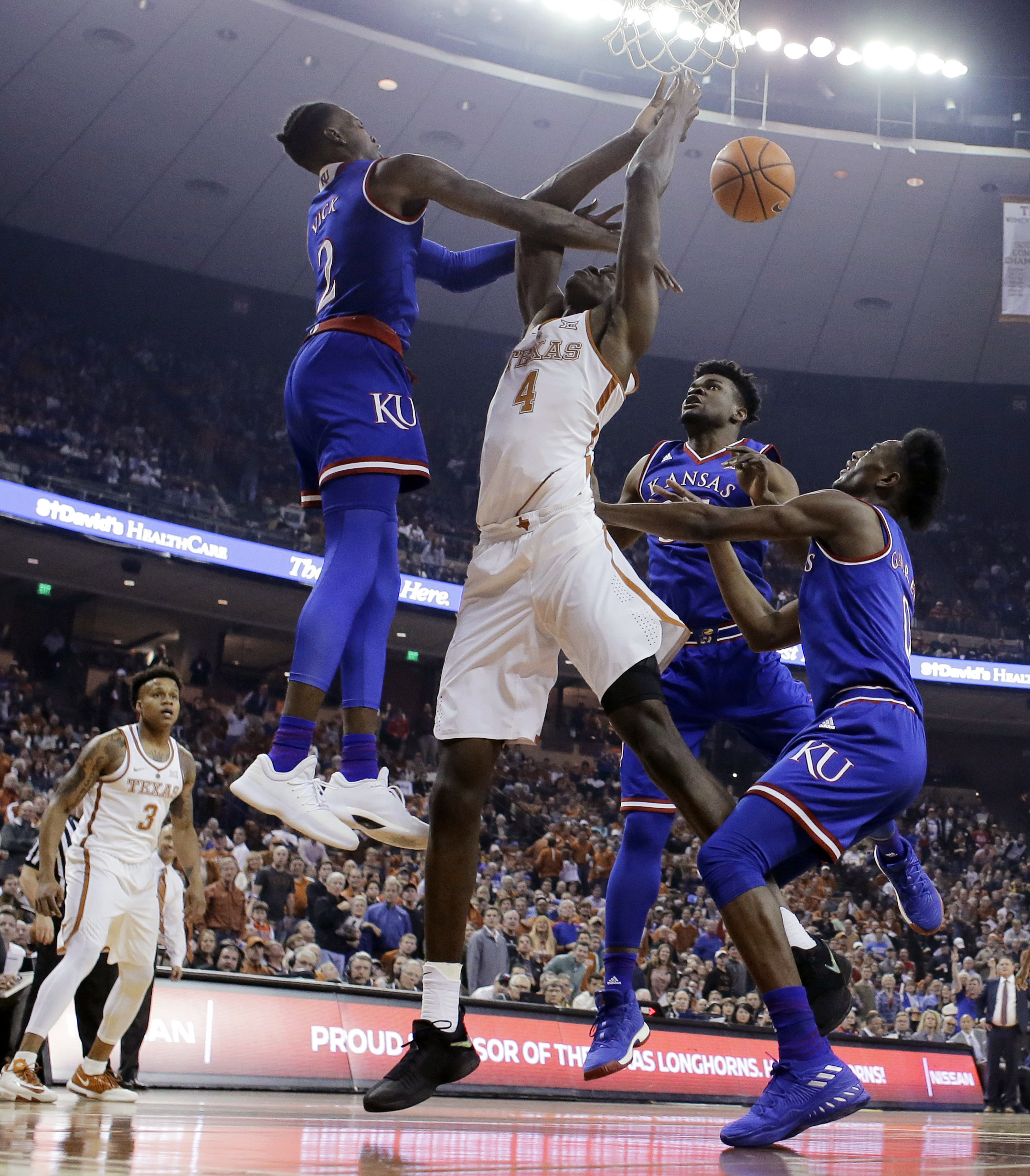 Graham leads No. 11 Kansas past Texas 92-86