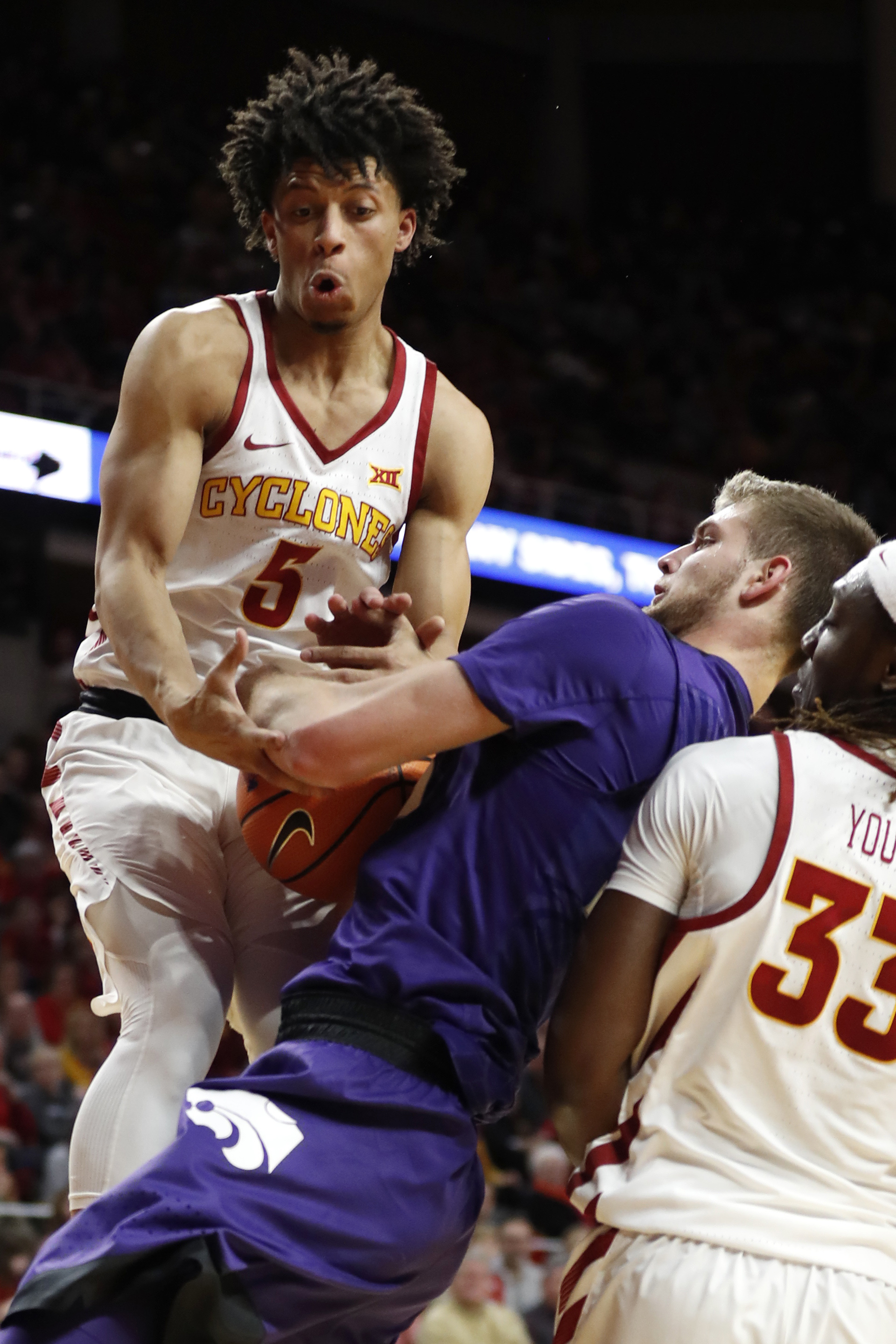 Wade drops 34, K-State pounds Iowa State 91-75