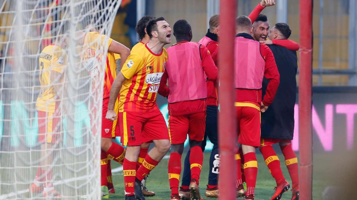 Benevento gets its 1st Serie A win in 19th round