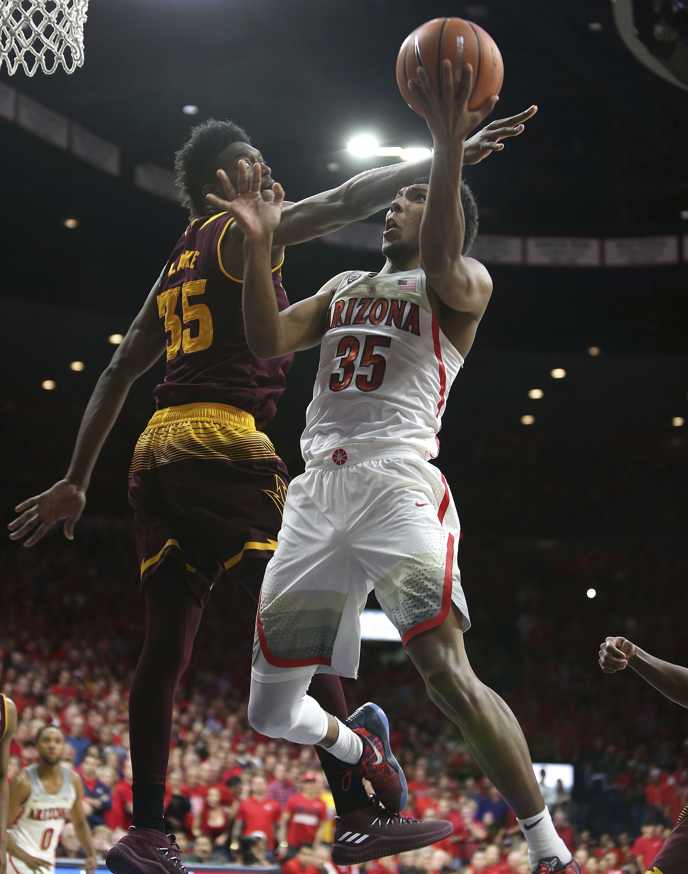 Ayton, Trier lead No. 17 Wildcats past No. 3 Arizona State
