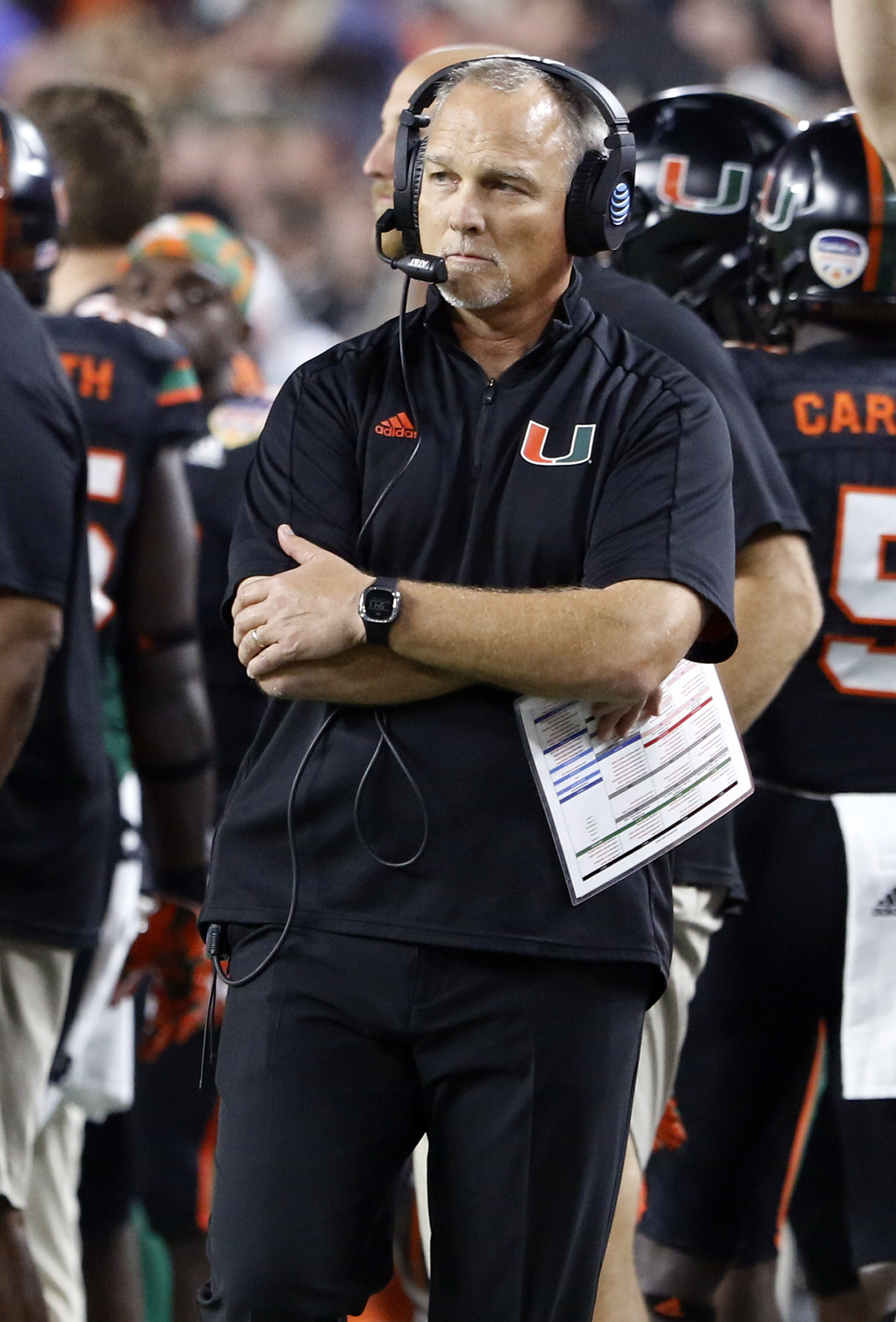 Meltdown by Richt, Hurricanes in 34-24 loss to Wisconsin