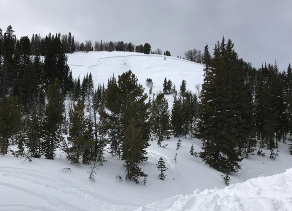 The avalanche happened around 1 p.m. Friday, Dec. 29. Photo: Bridger-Teton Avalanche Center
