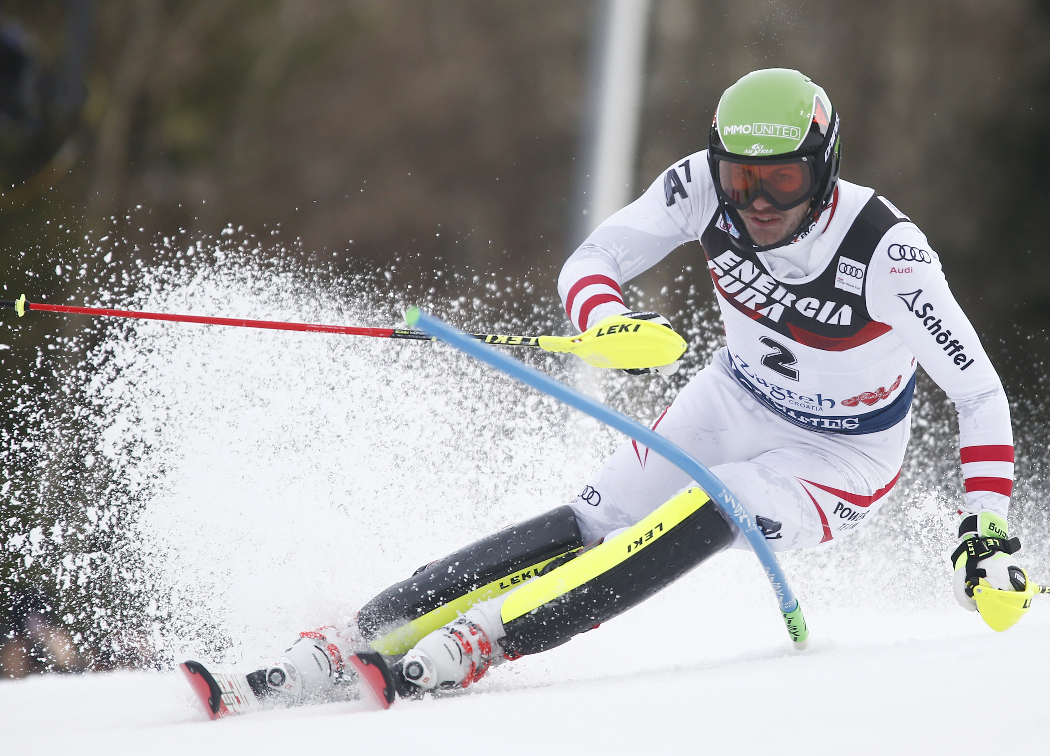 Hirscher wins slalom for 50th career World Cup victory