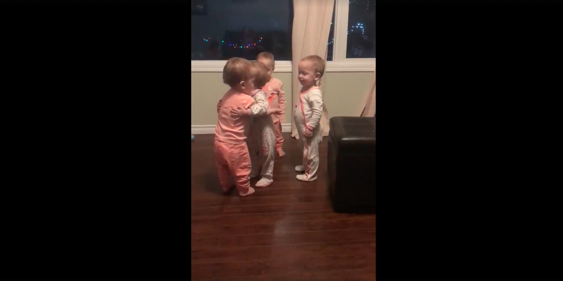 Have You Seen This? Quadruplet toddlers can’t stop hugging in adorable viral video