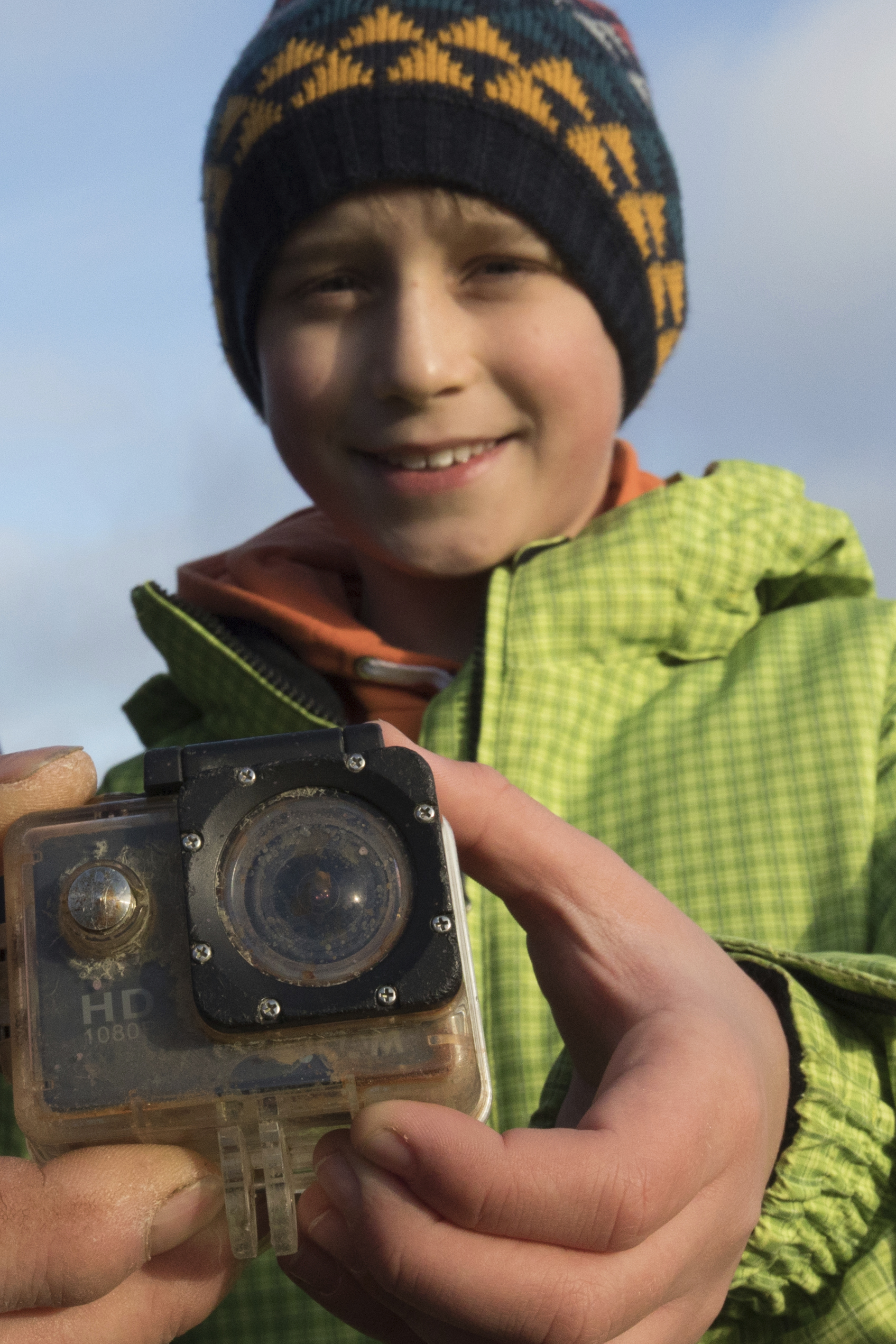 English boy is reunited with camera that drifted to Germany