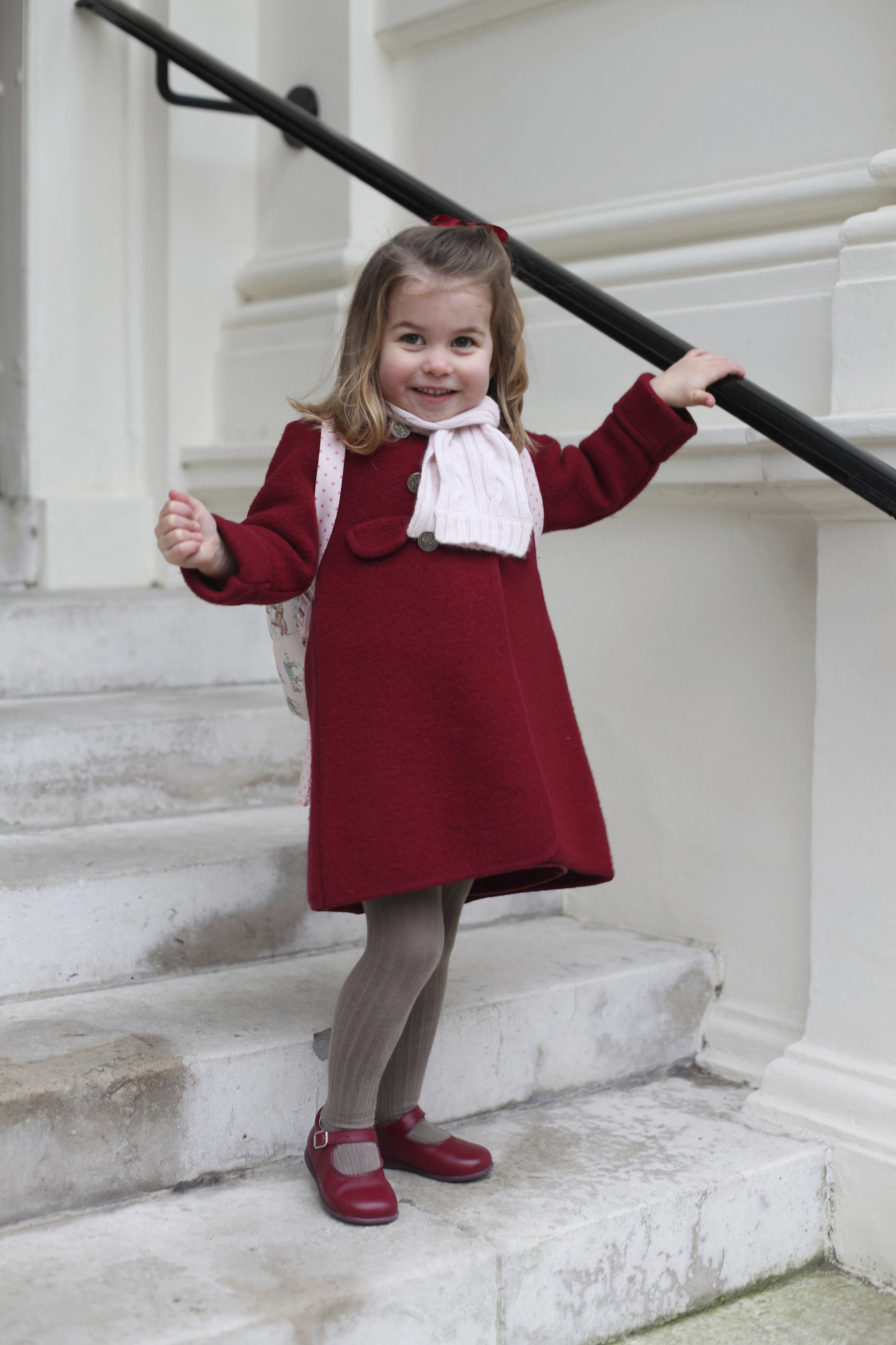 Princess Charlotte is off for her 1st day at nursery school