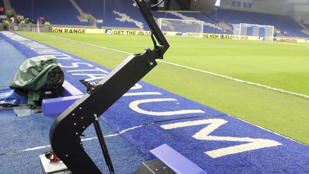 Video replay helps Brighton oust Palace in 1st use in FA Cup