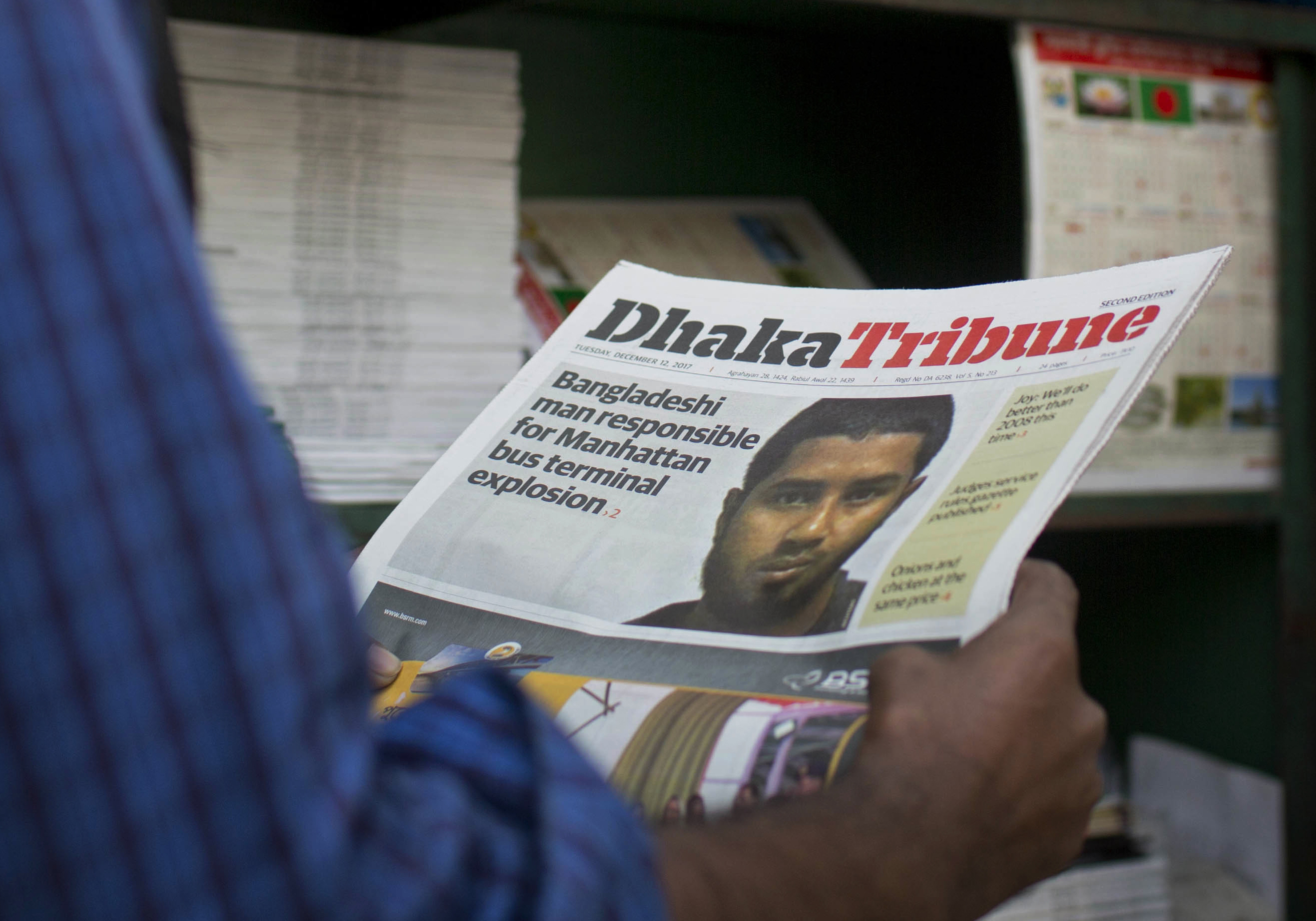 Bangladeshi man pleads not guilty in NYC subway bomb attack