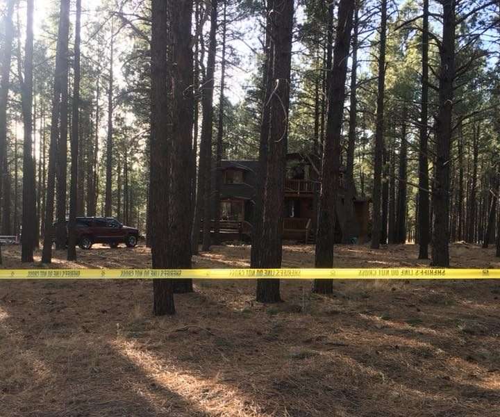 Authorities responding to a cabin for a welfare check discovered the bodies of a family of four suspected of dying from carbon monoxide poisoning, Parks, Ariz., Jan. 1, 2018. Photo courtesy of the Ponderosa Fire Department, St. George News