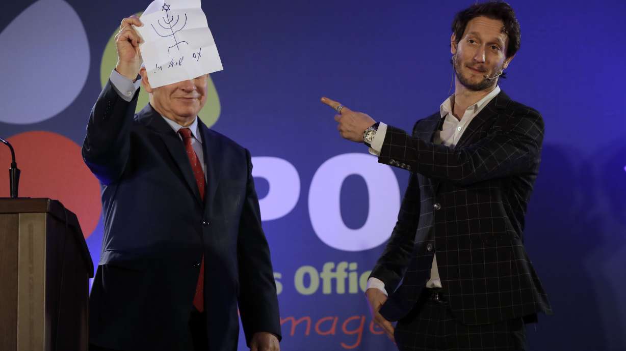Israeli leader Netanyahu stumps acclaimed mentalist