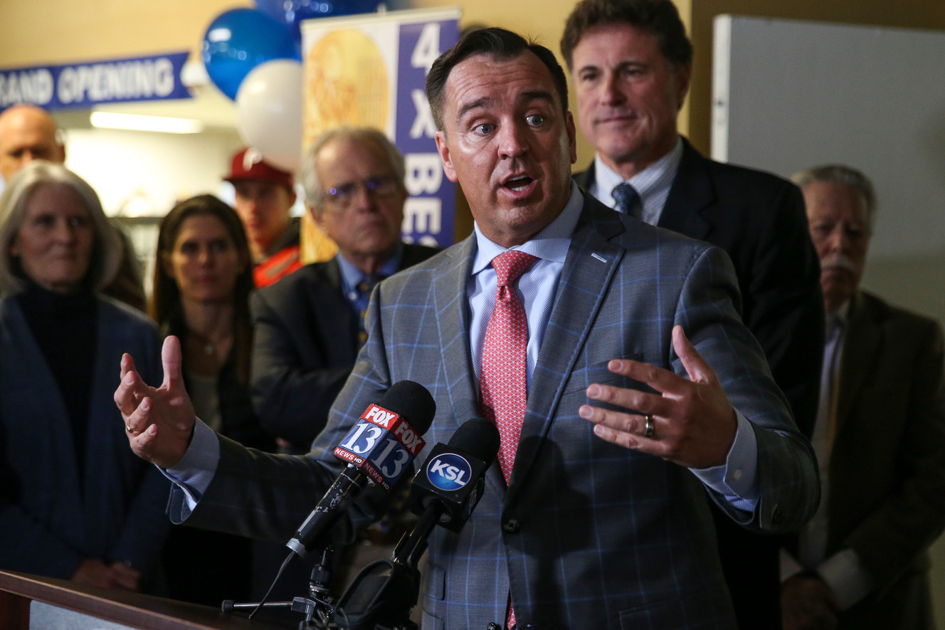 House Speaker Greg Hughes, R-Draper, speaks at the grand opening of the new Odyssey House in Millcreek on Thursday, Jan. 11, 2018. (Photo: Spenser Heaps, KSL)