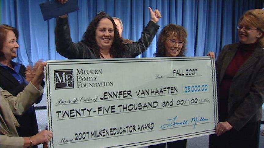 Utah Teacher Wins Profitable Award