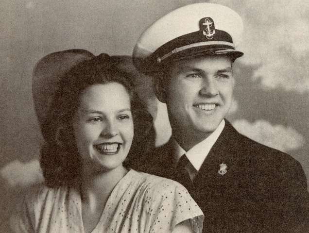 President Russell M. Nelson and his first wife Dantzel, pictured here in 1945, were living in Minneapolis as President Nelson completed an internship and residency rounds at the University of Minnesota. President Nelson joined a team of doctors in Minneapolis that would go on to develop the world's first artificial heart-lung machine in the early 1950s. (Photo: Mormonnewsroom.com)