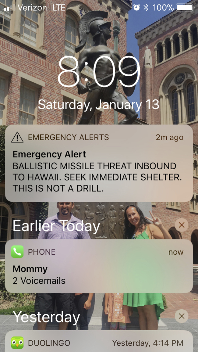 Missile-alert mistake feeds doubts about a real emergency