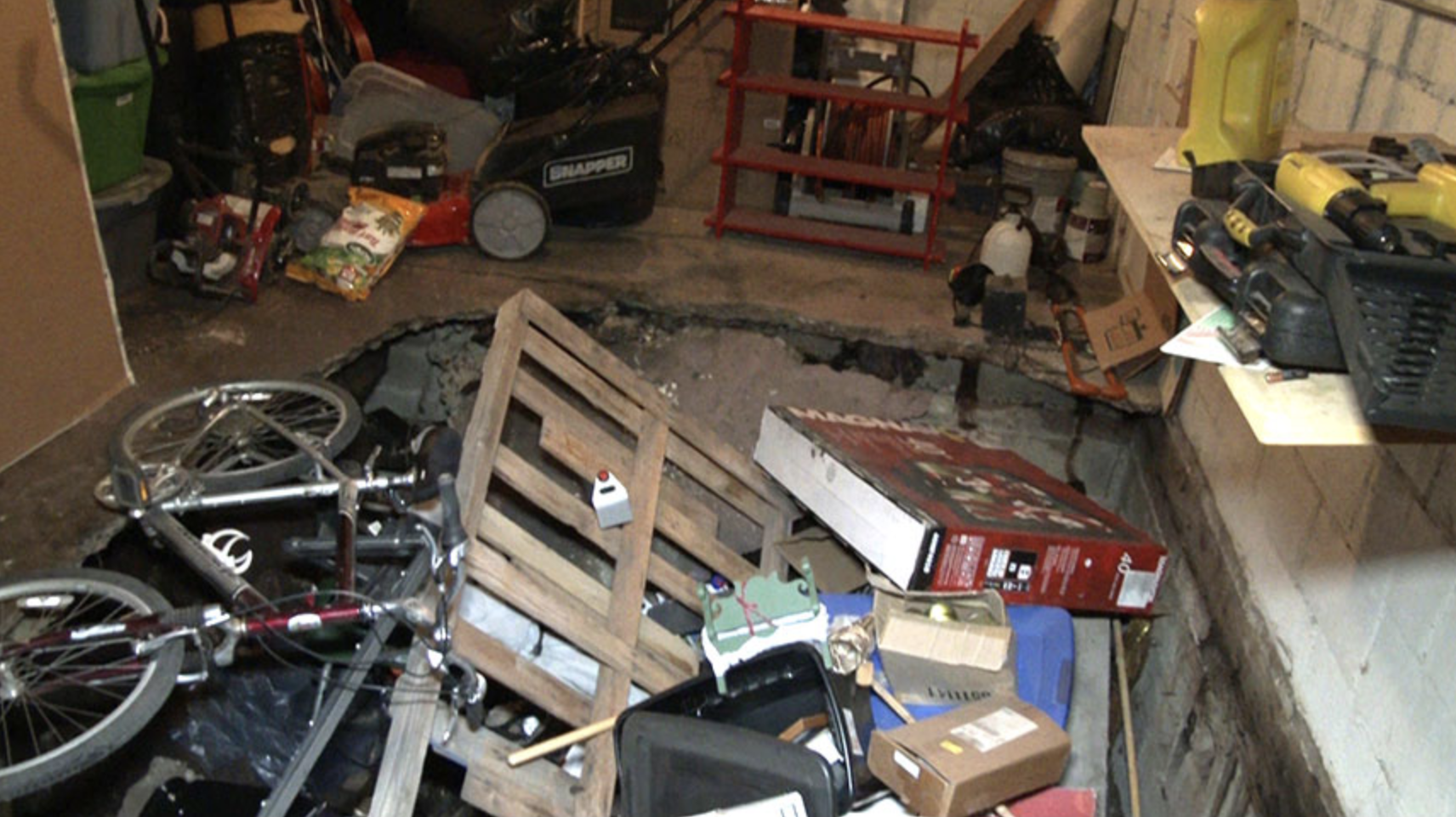 Family discovers hidden room after sinkhole opens in Idaho garage