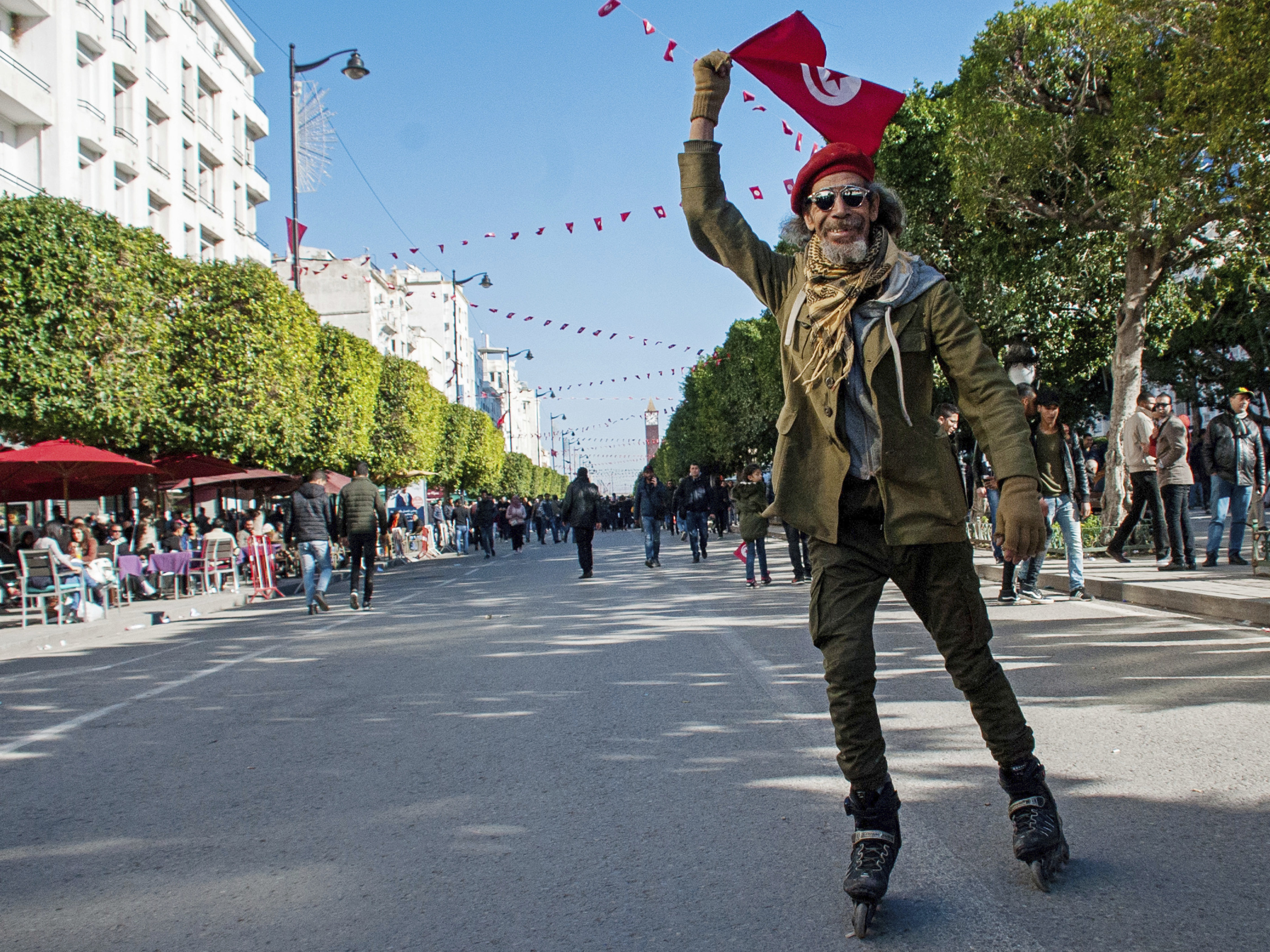 Tunisian soccer fans clash with police amid economic unrest