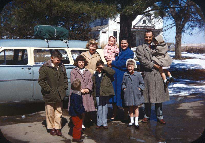 Old family photo including President Russell M. Nelson. Photo courtesy of Nelson family