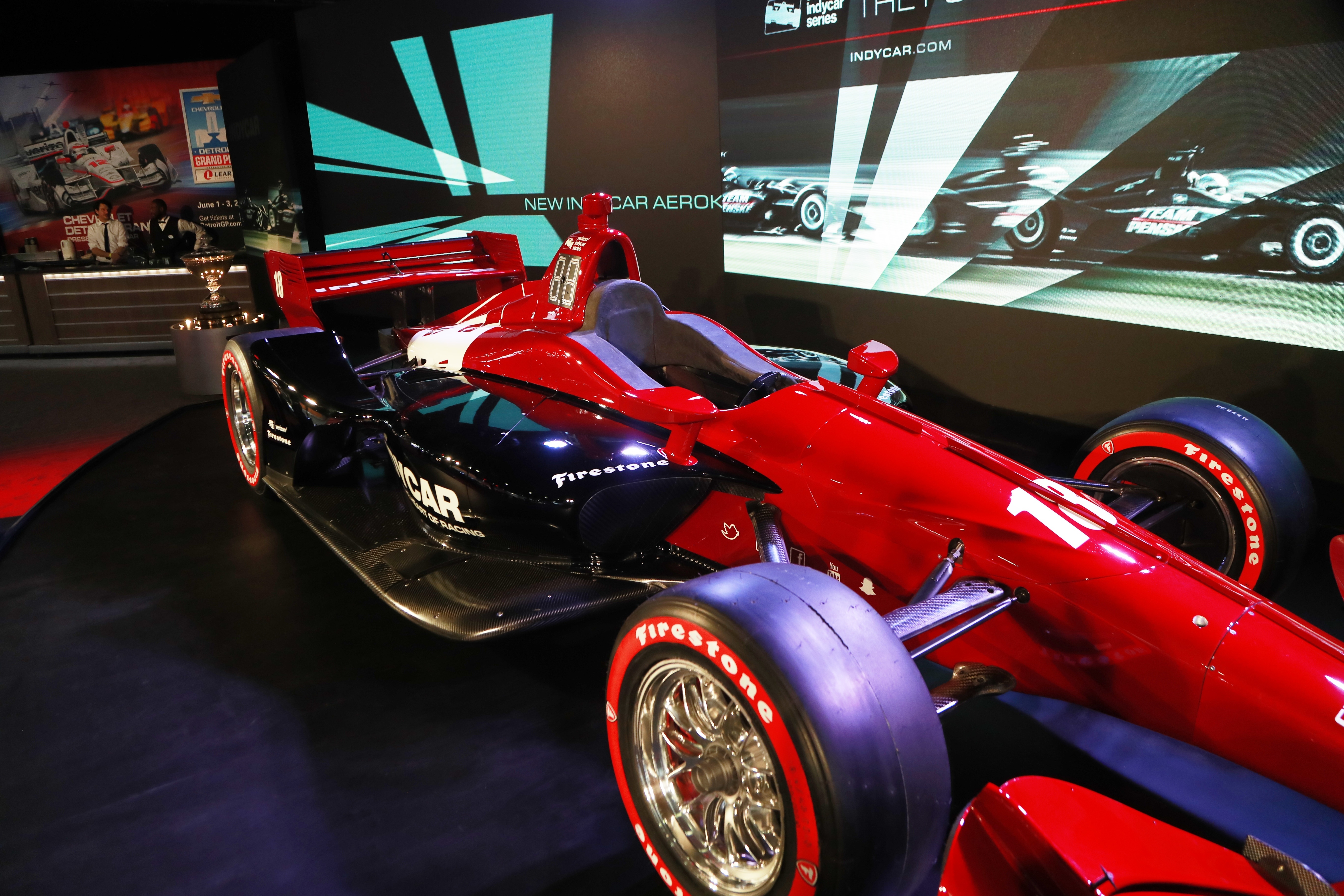 IndyCar unveils 2018 race car at auto show in Detroit