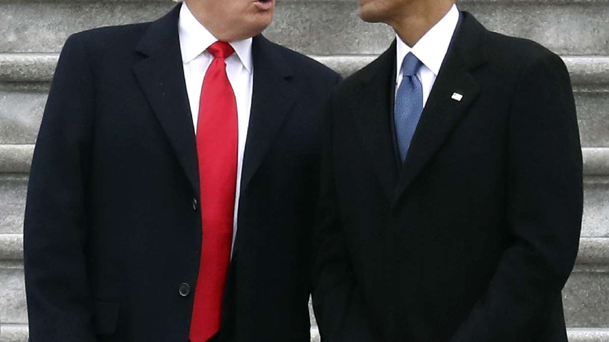 Trump claims credit for what is still mostly Obama's economy