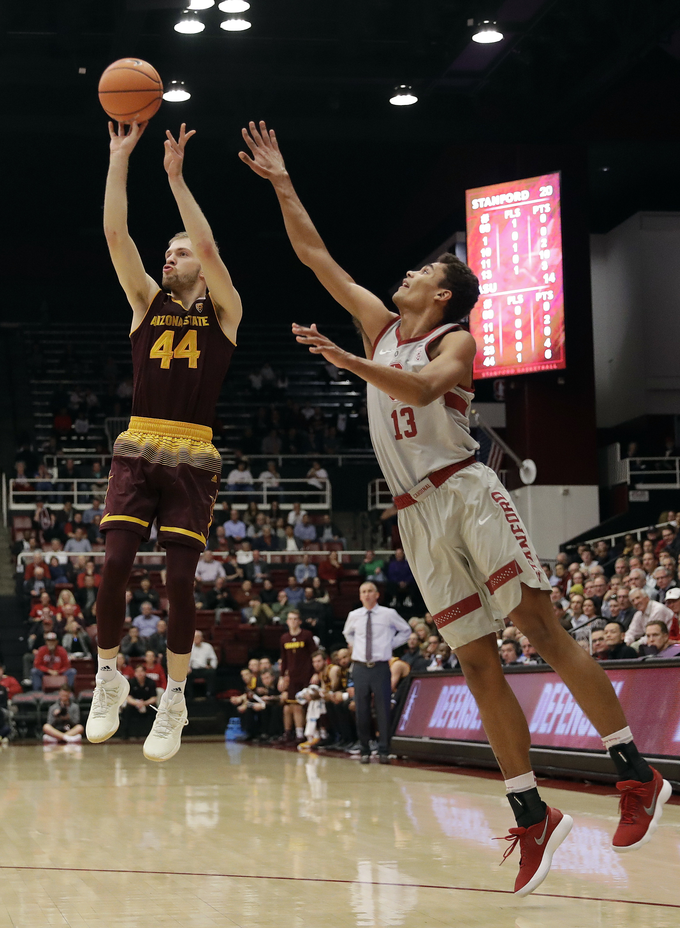 Travis, Da Silva lead Stanford past No. 16 Arizona St. 86-77