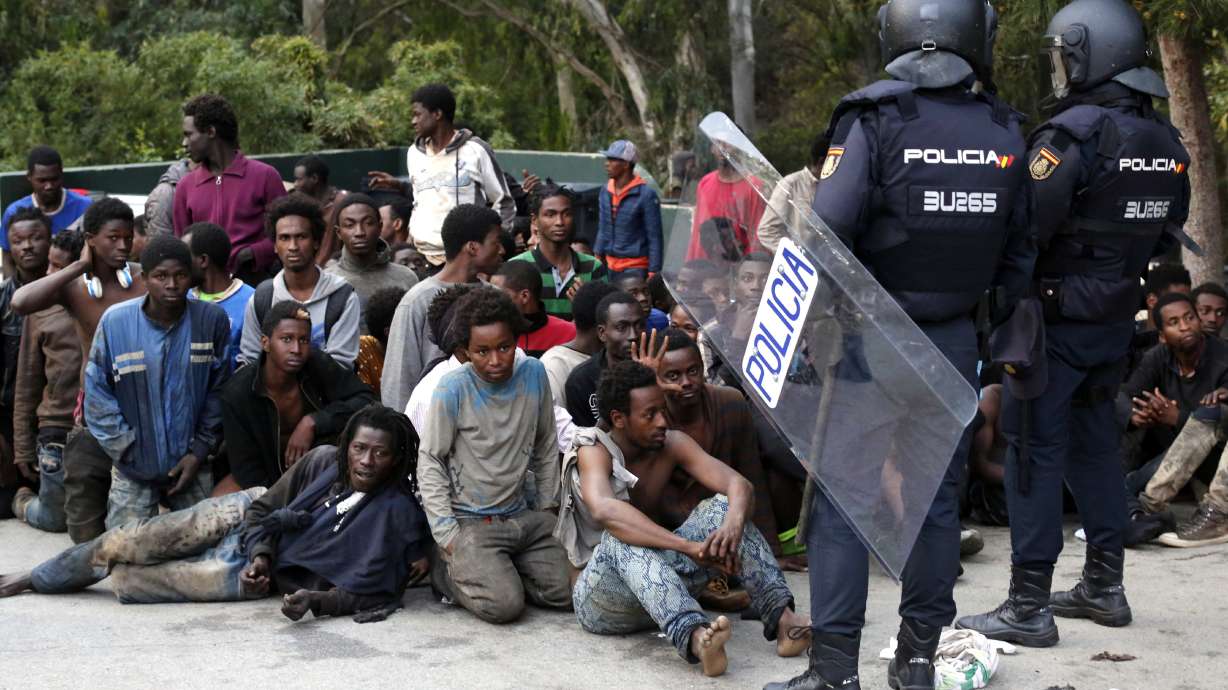 Migrants shift to old, risky route to Spain and Europe