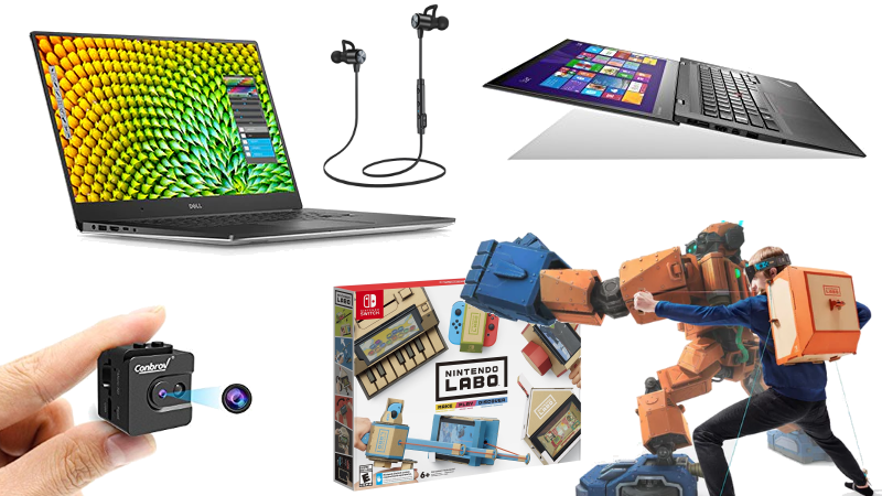 Pre-order the New Nintendo Labo before it sells out, $10 wireless headphones, and big game TV savings