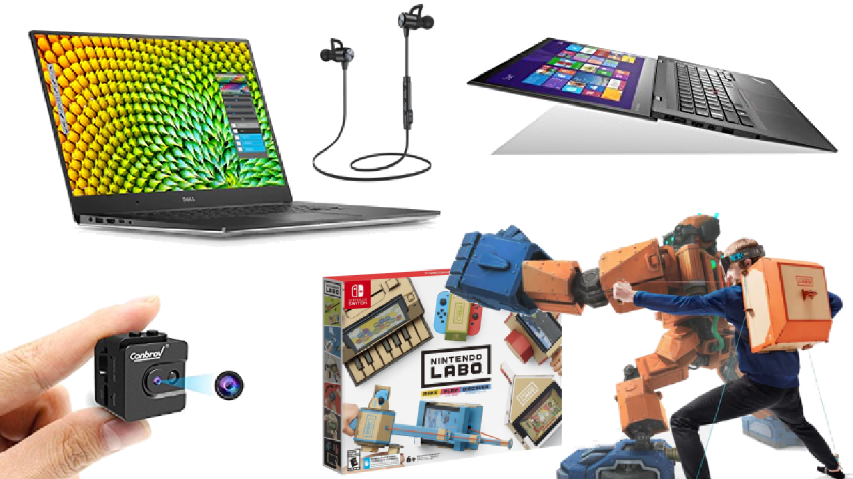 Pre-order the New Nintendo Labo before it sells out, $10 wireless headphones, and big game TV savings