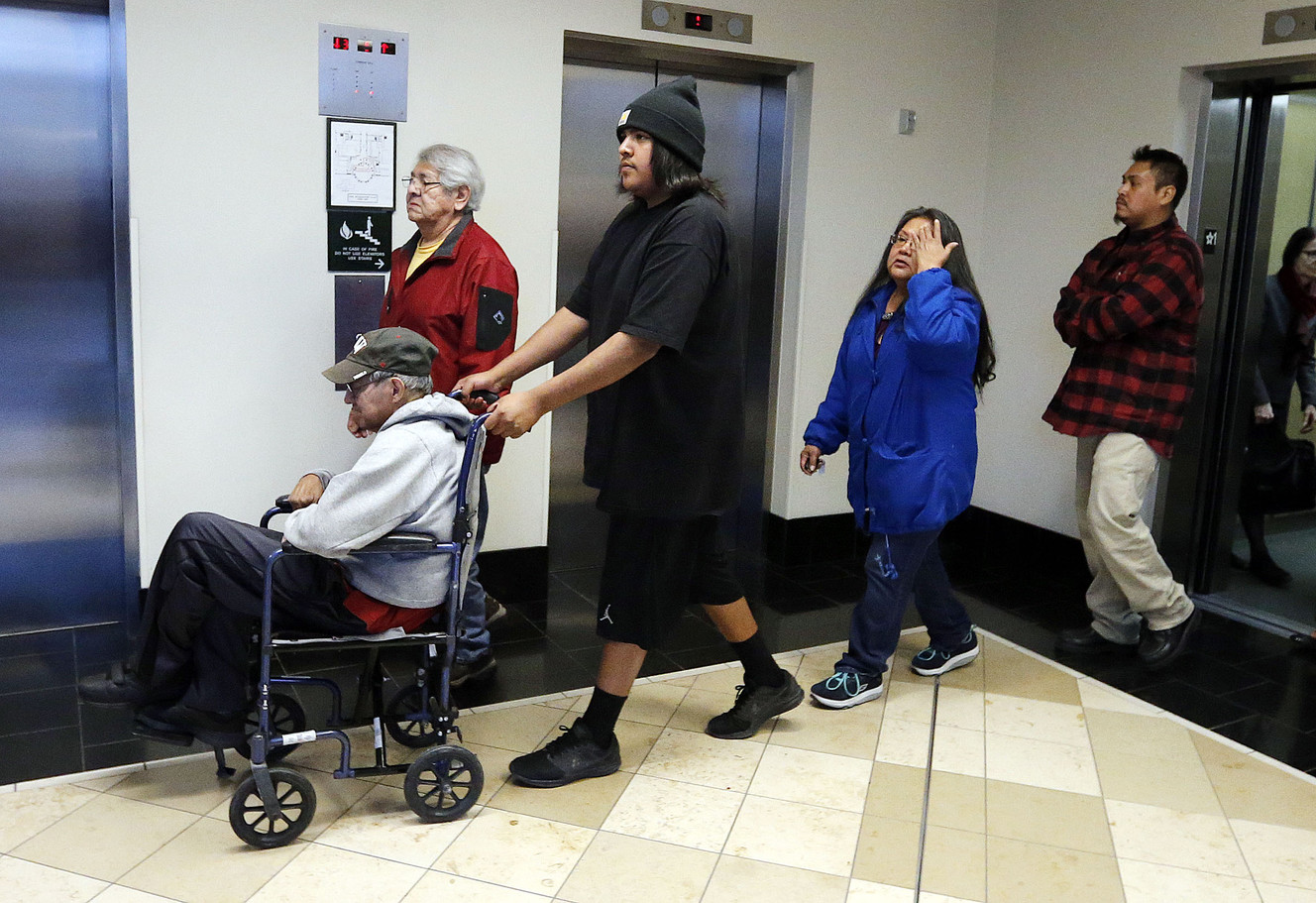 Relatives of Kailey Vijil leave the Matheson Courthouse in Salt Lake City on Friday, Jan. 19, 2018, after a disposition hearing for Jayden Sterzer. In a deal with prosecutors, Sterzer admitted in juvenile court last month that he raped the girl, then pleaded guilty as an adult to murder, a first-degree felony, and sexual abuse of a child, a second-degree felony. (Photo: Ravell Call, KSL)