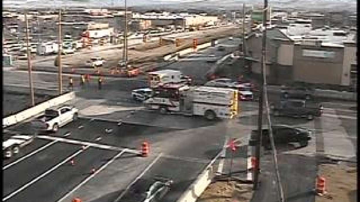 Crash on Bangerter Highway slows rush-hour traffic