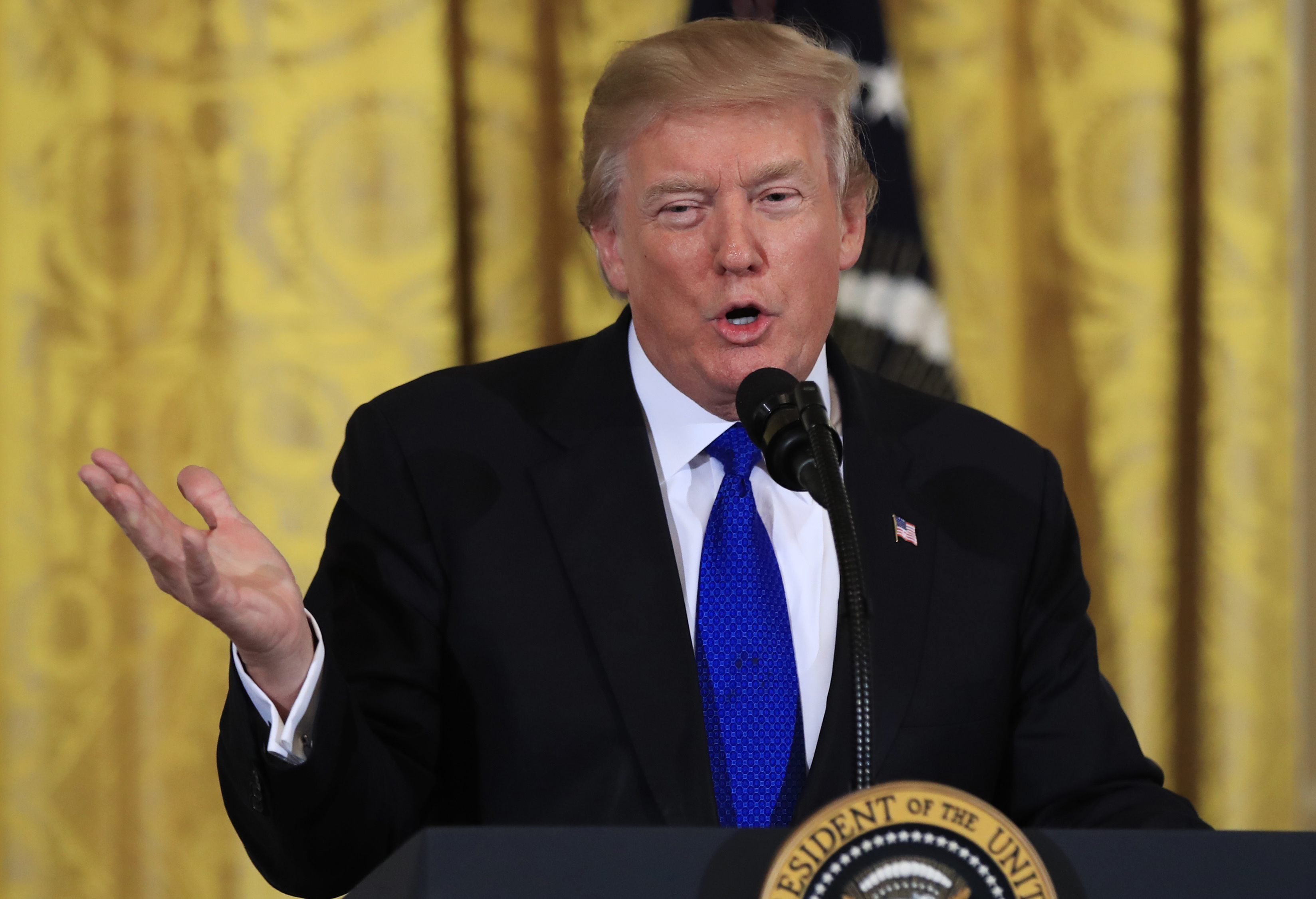 Trump: Would 'love to' face Mueller questions — under oath