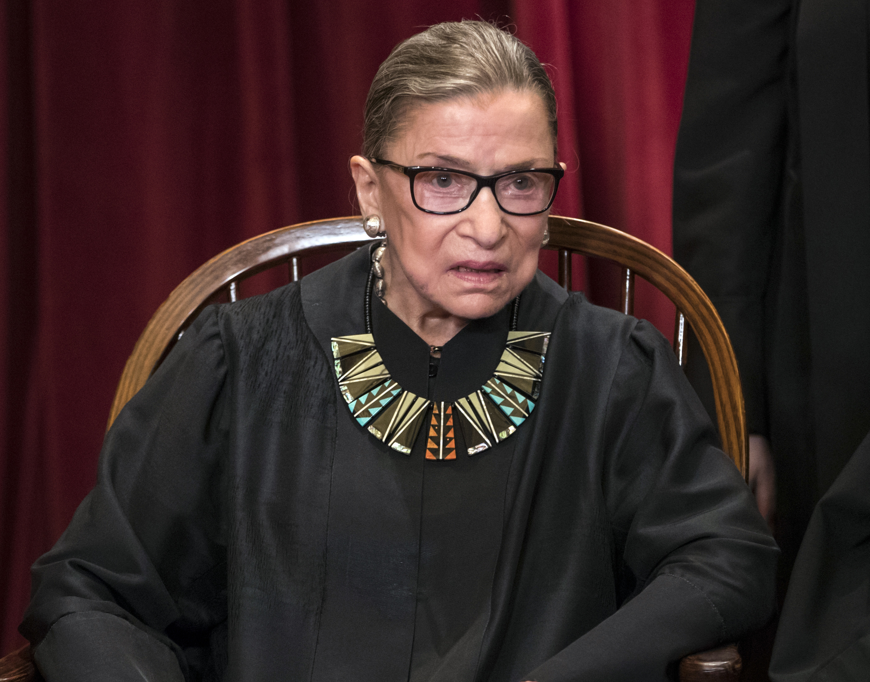 Justice Ginsburg signals her intent to work for years more