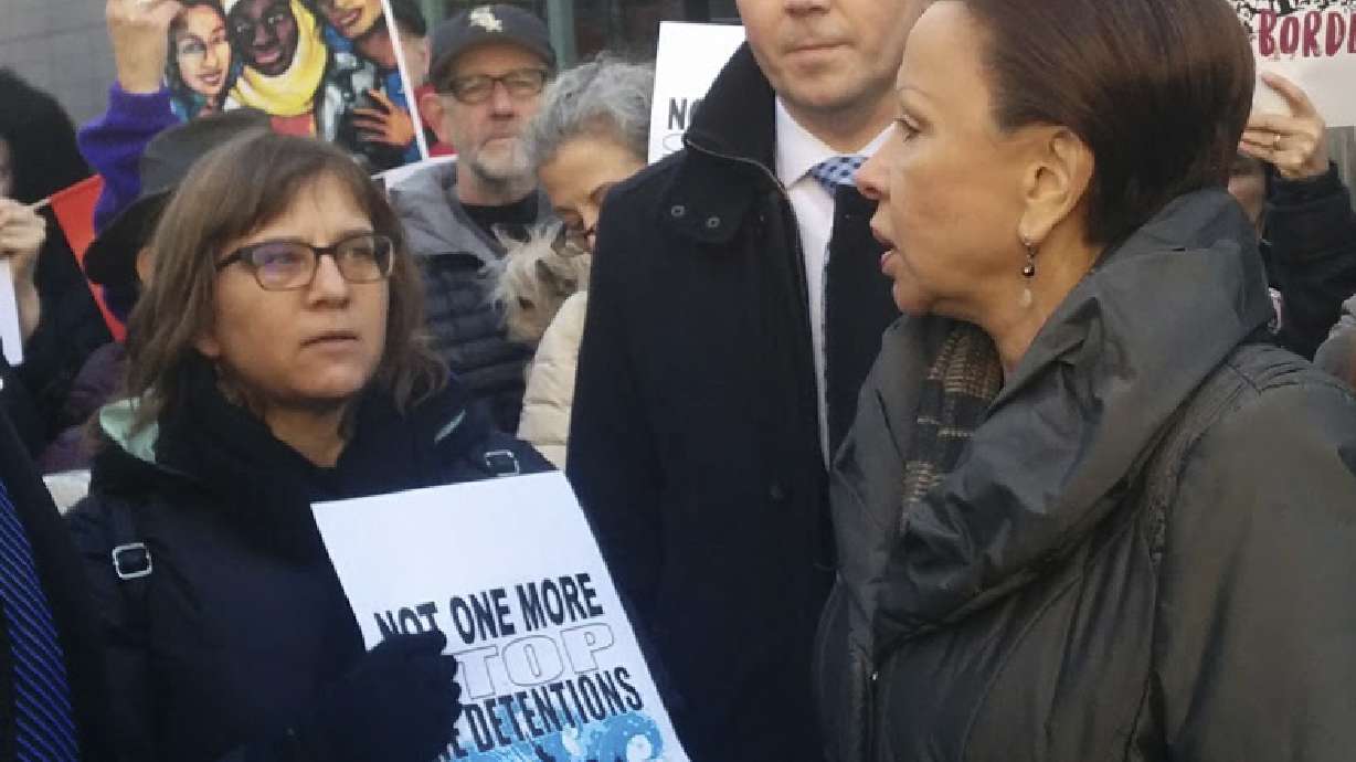 Congresswoman invites detainees' wife to Trump speech