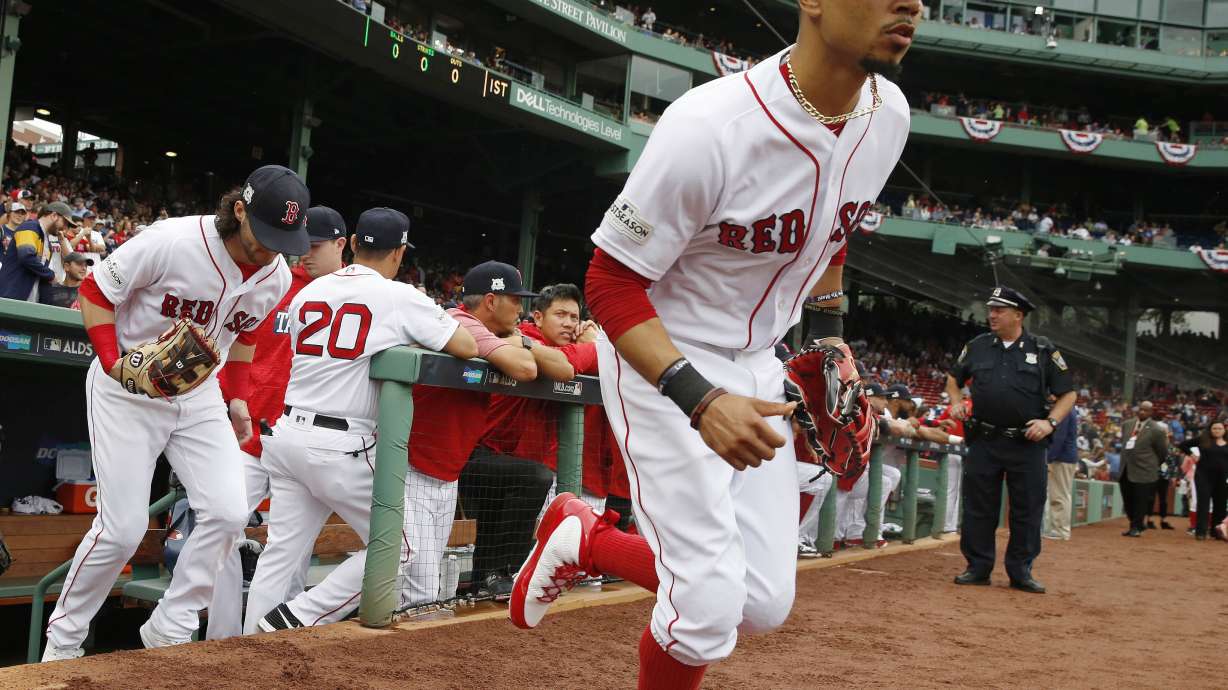Mookie Betts, Red Sox argue 1st arbitration case of year