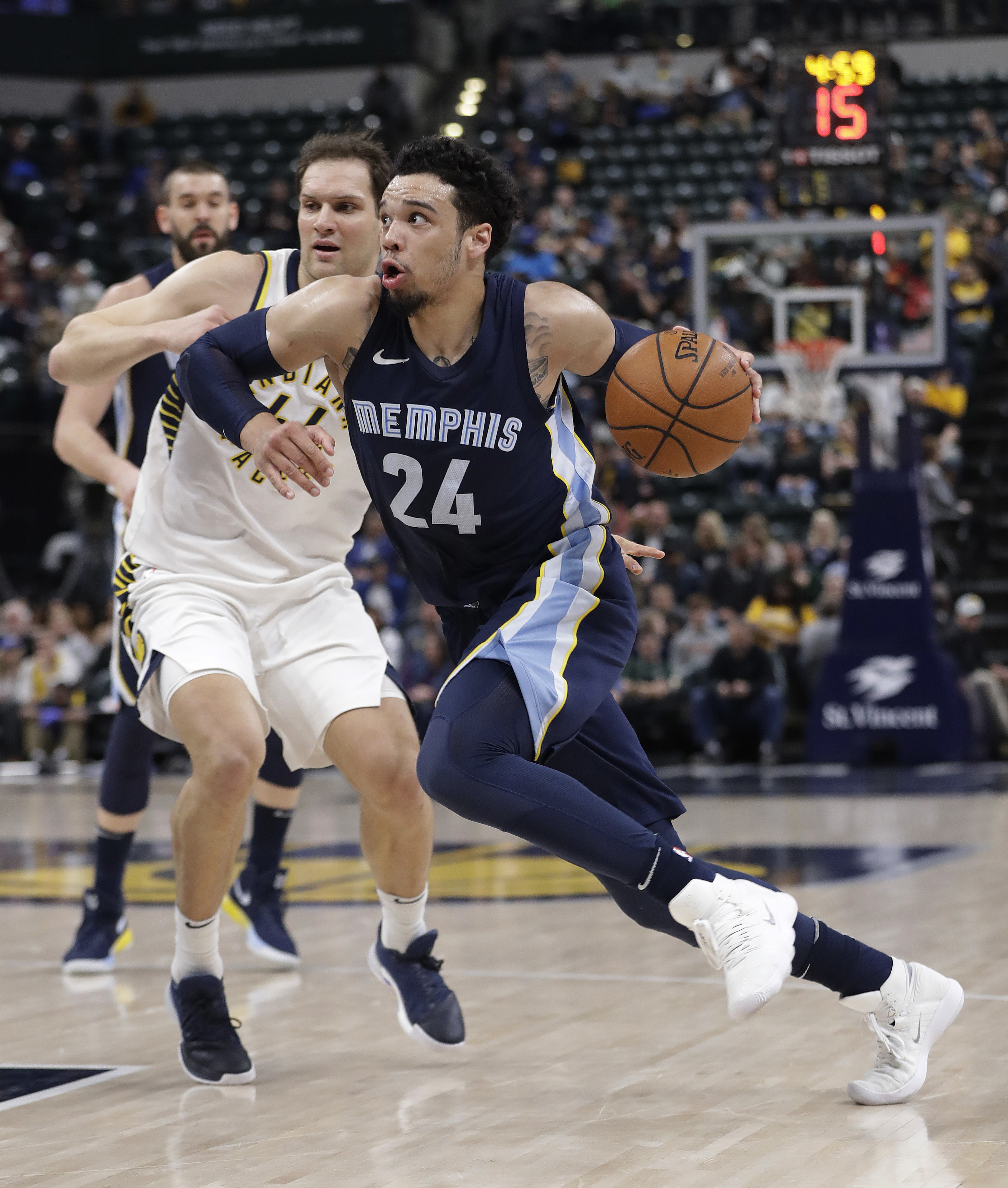 Turner leads Pacers past Grizzlies 105-101 for 3rd straight
