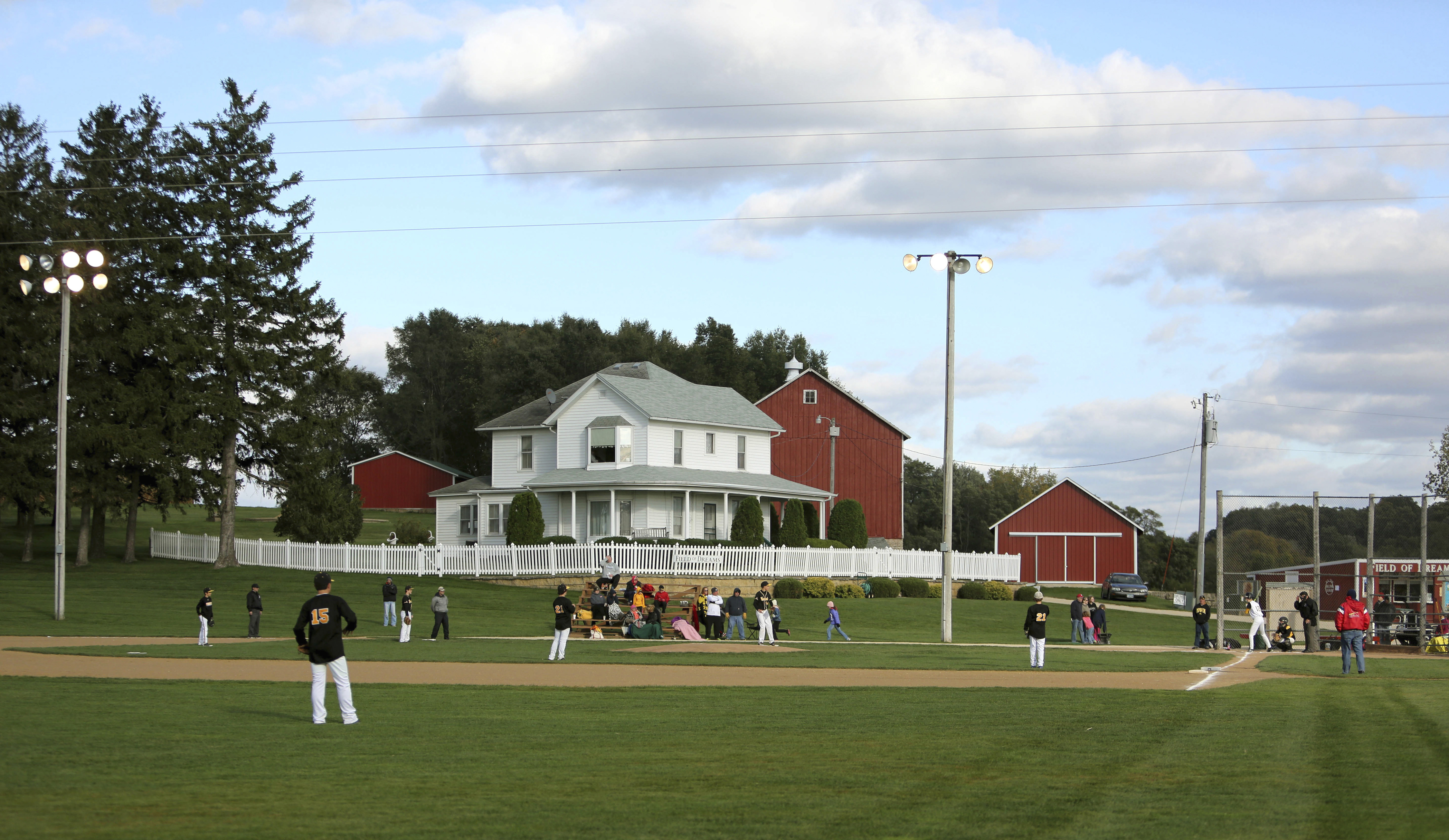 Man tells authorities that he damaged 'Field of Dreams' site
